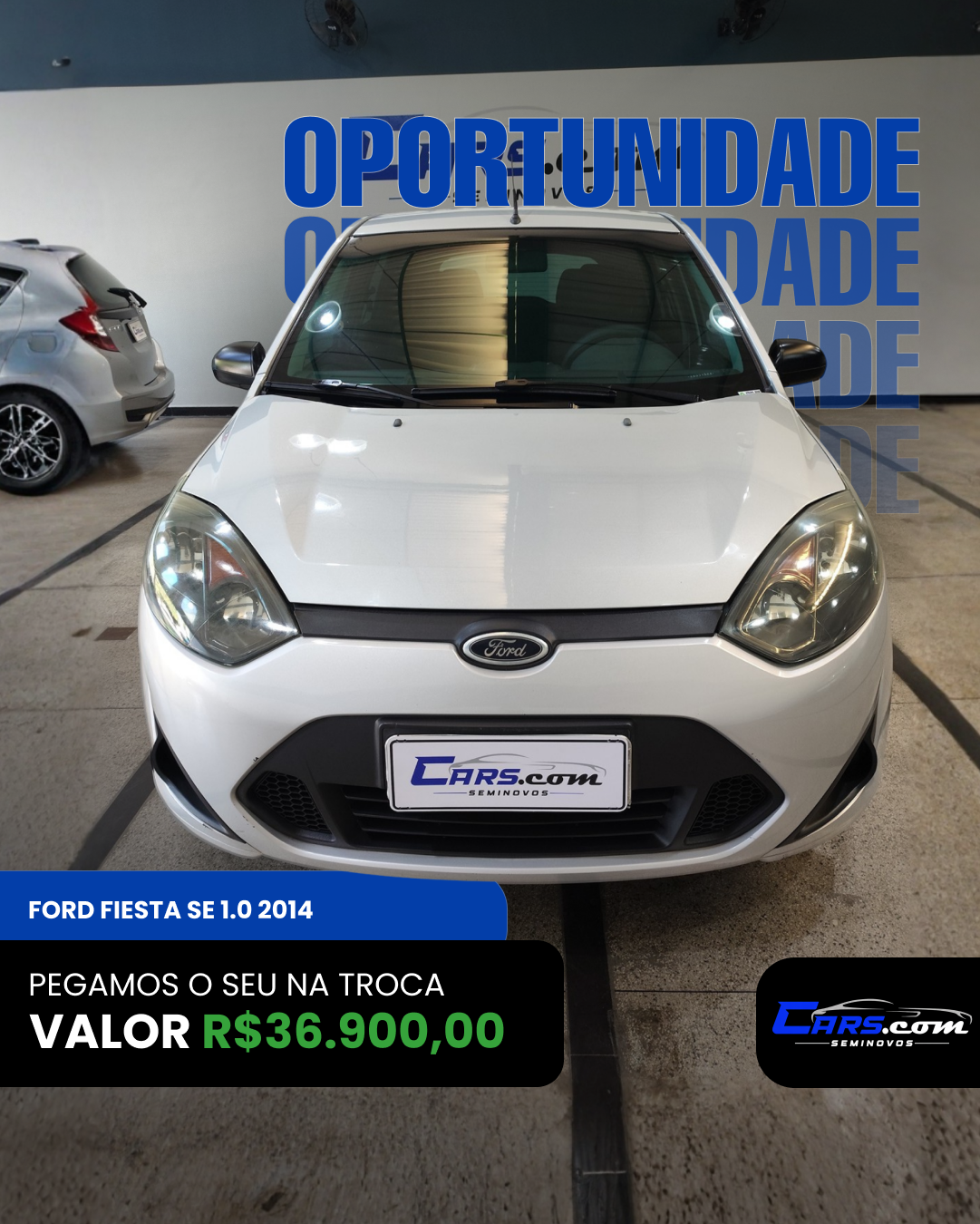 Cars.comseminovos Facebook ad: Procurando um carro econômico, completo e com excelente…