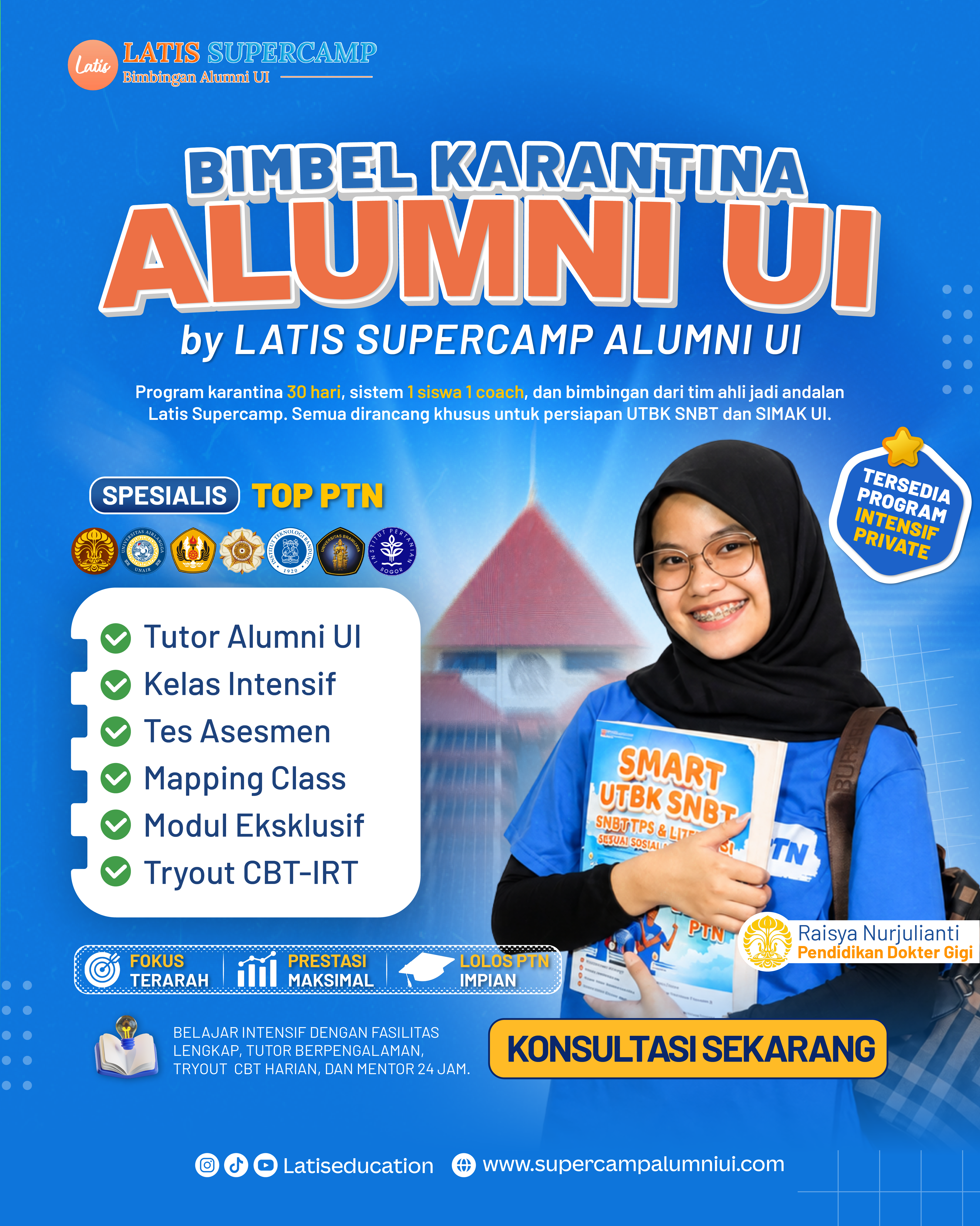 Bimbel Karantina Masuk PTN Facebook ad: Lolos PTN Dimulai dari Persiapan yang Tepat!