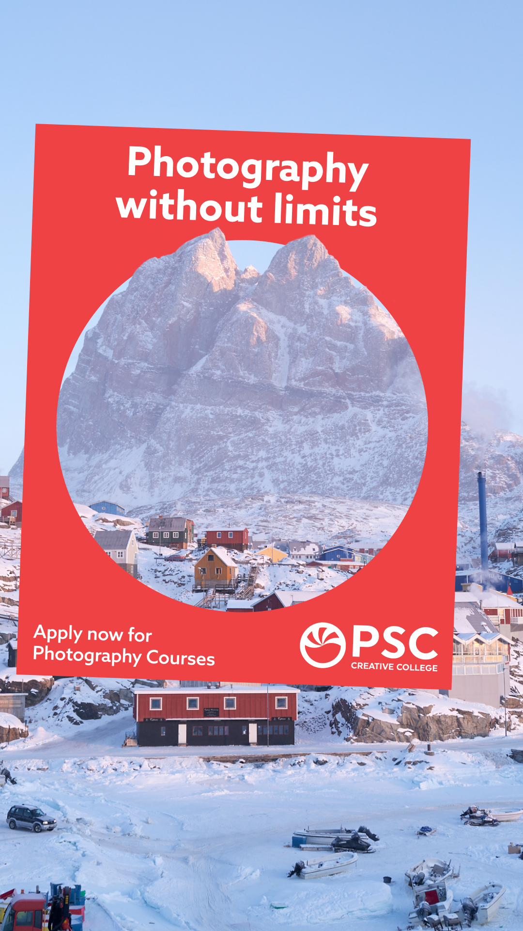 PSC Creative College Facebook ad
