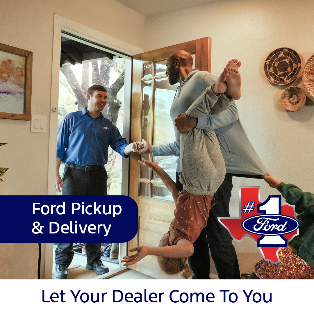 Houston Area Ford Dealers Facebook ad: The convenience of owning a Ford.