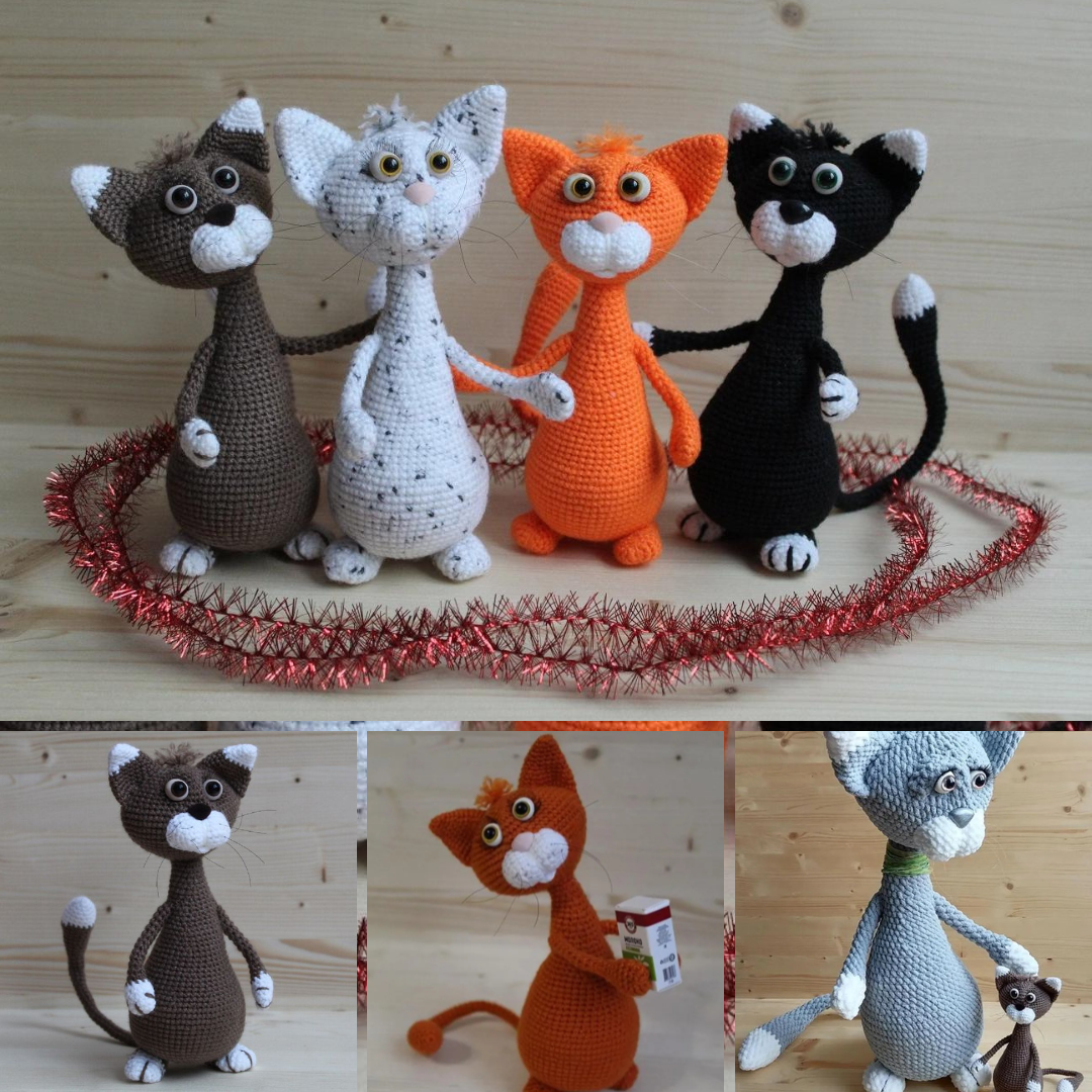 Crochetmepdf Facebook ad: Amigurumi Cat Crochet Pattern, Digital Download Soft Toy