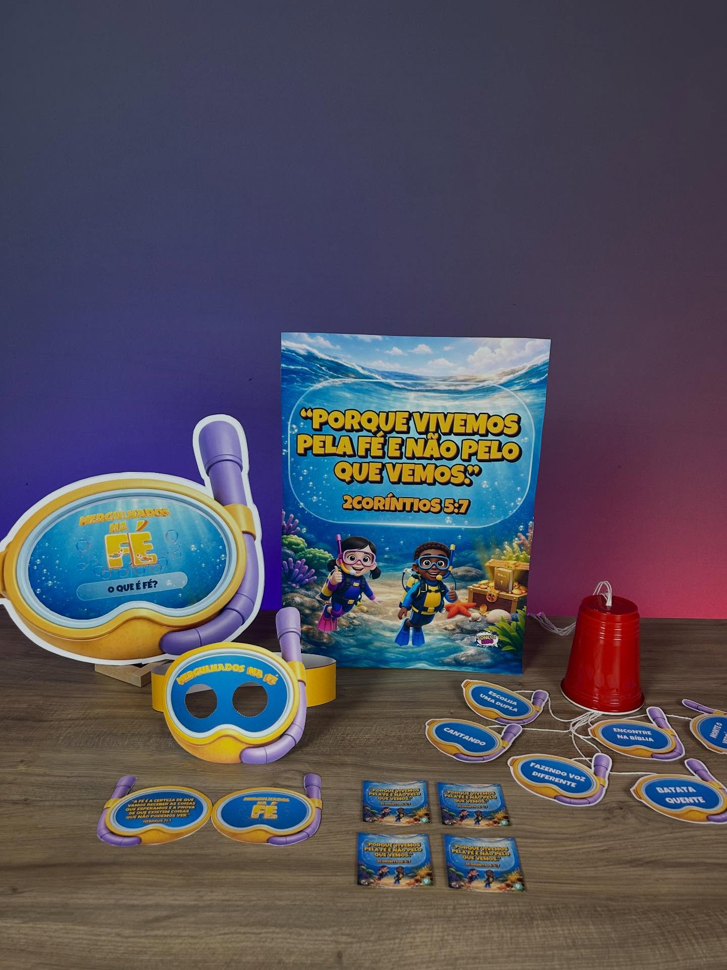 conect.kids Facebook ad: Começamos o tema Mergulhados na Fé com uma…
