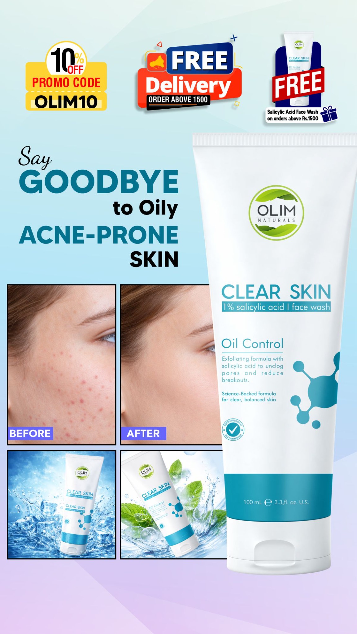 Olim Naturals Facebook ad