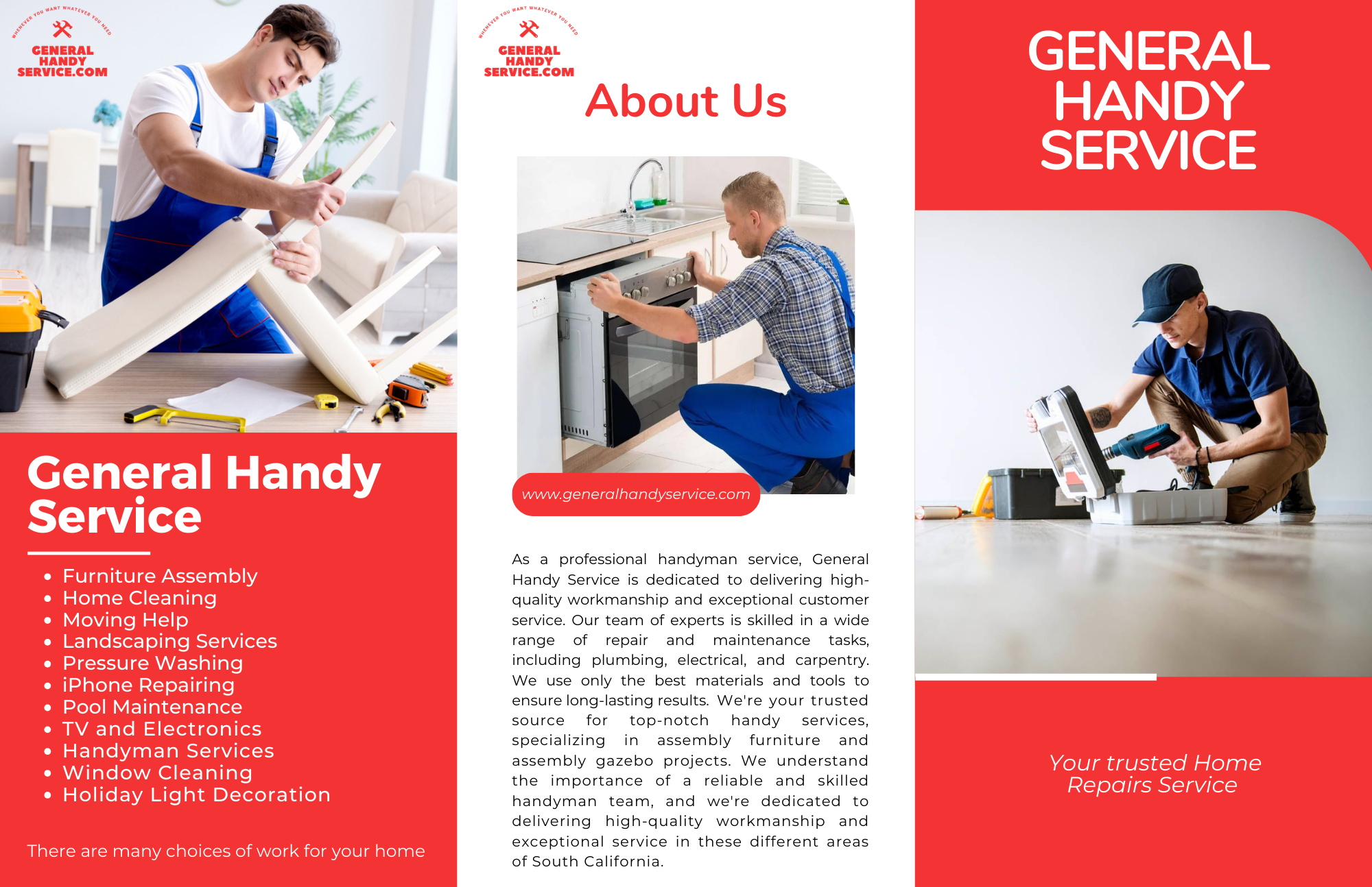 General Handy Service Facebook ad: Furniture Assembly Service