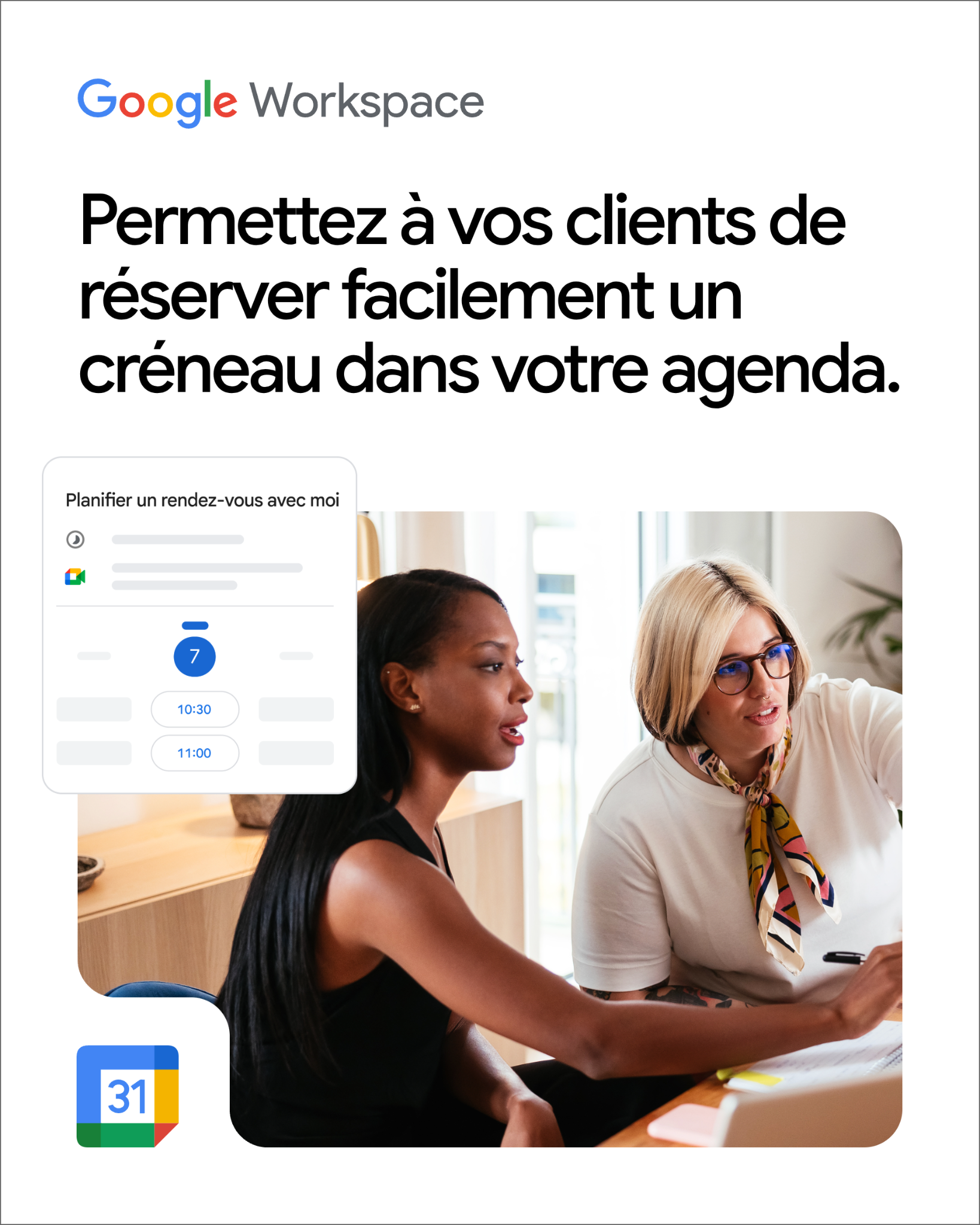 Google Workspace Facebook ad