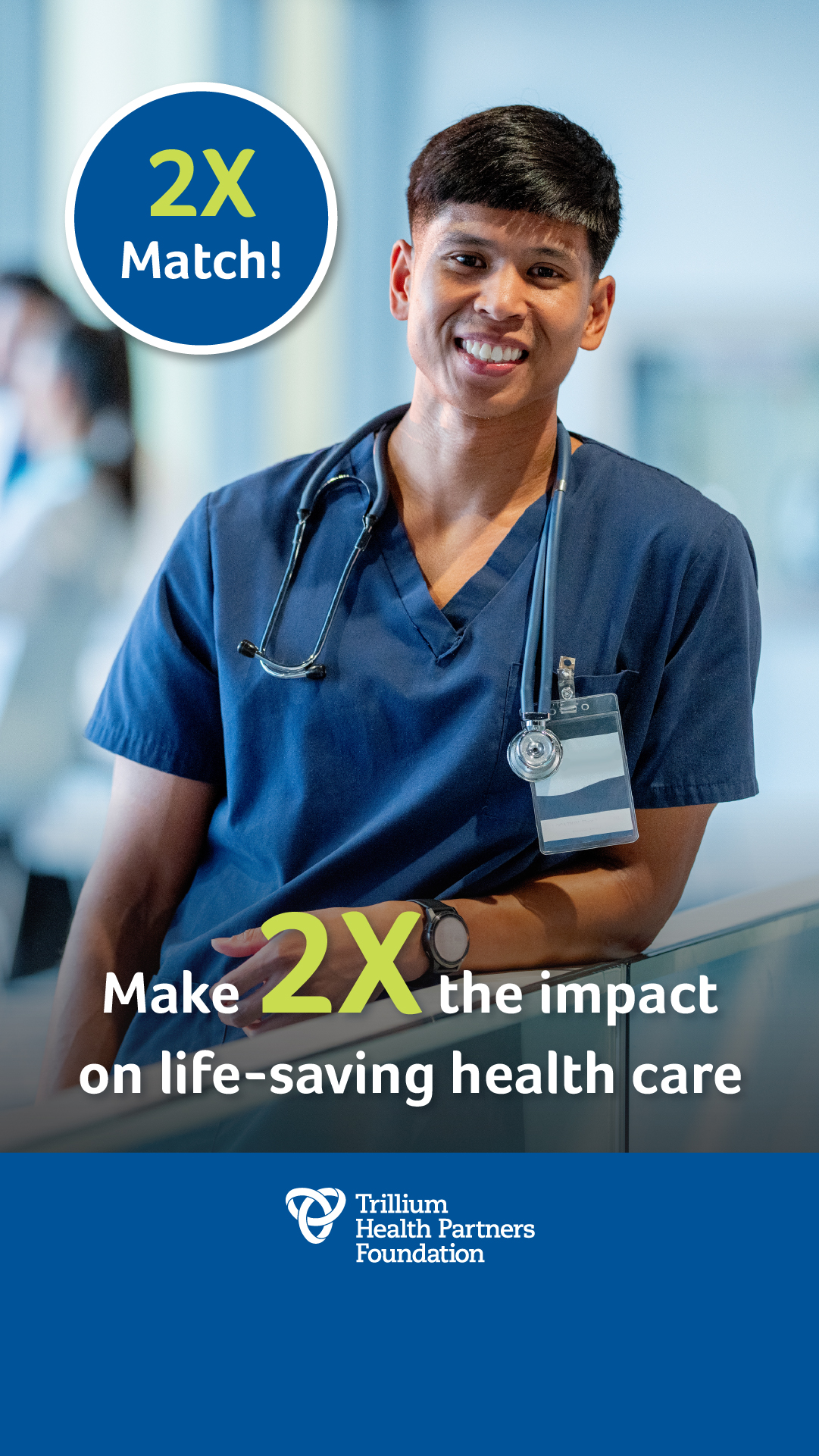 Trillium Health Partners Facebook ad from Feb 23, 2026