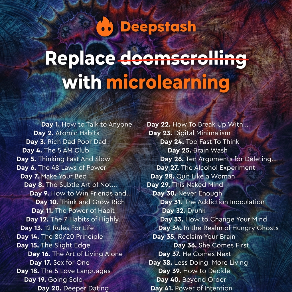 Deepstash Facebook ad