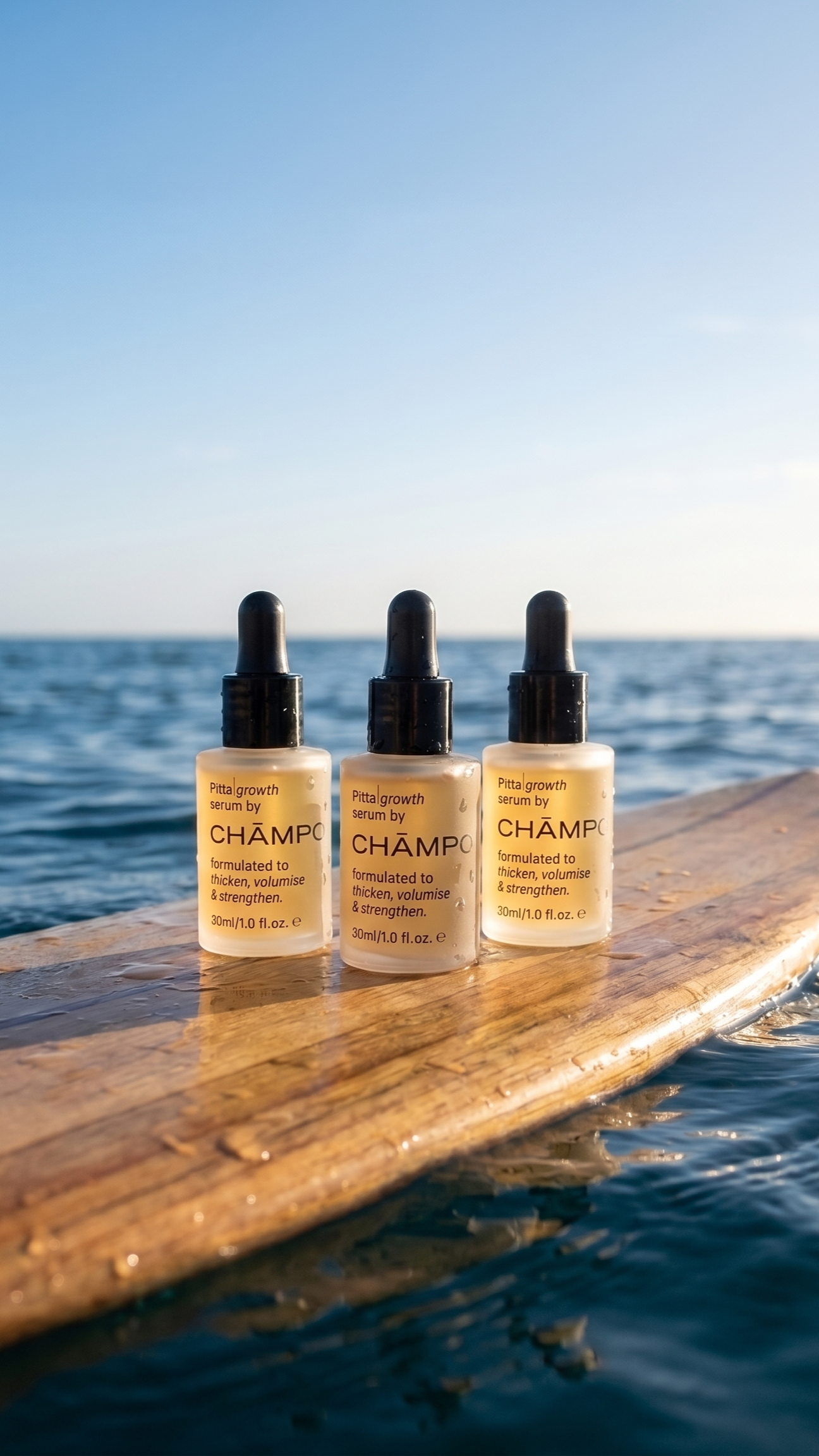 Chāmpo Haircare Facebook ad