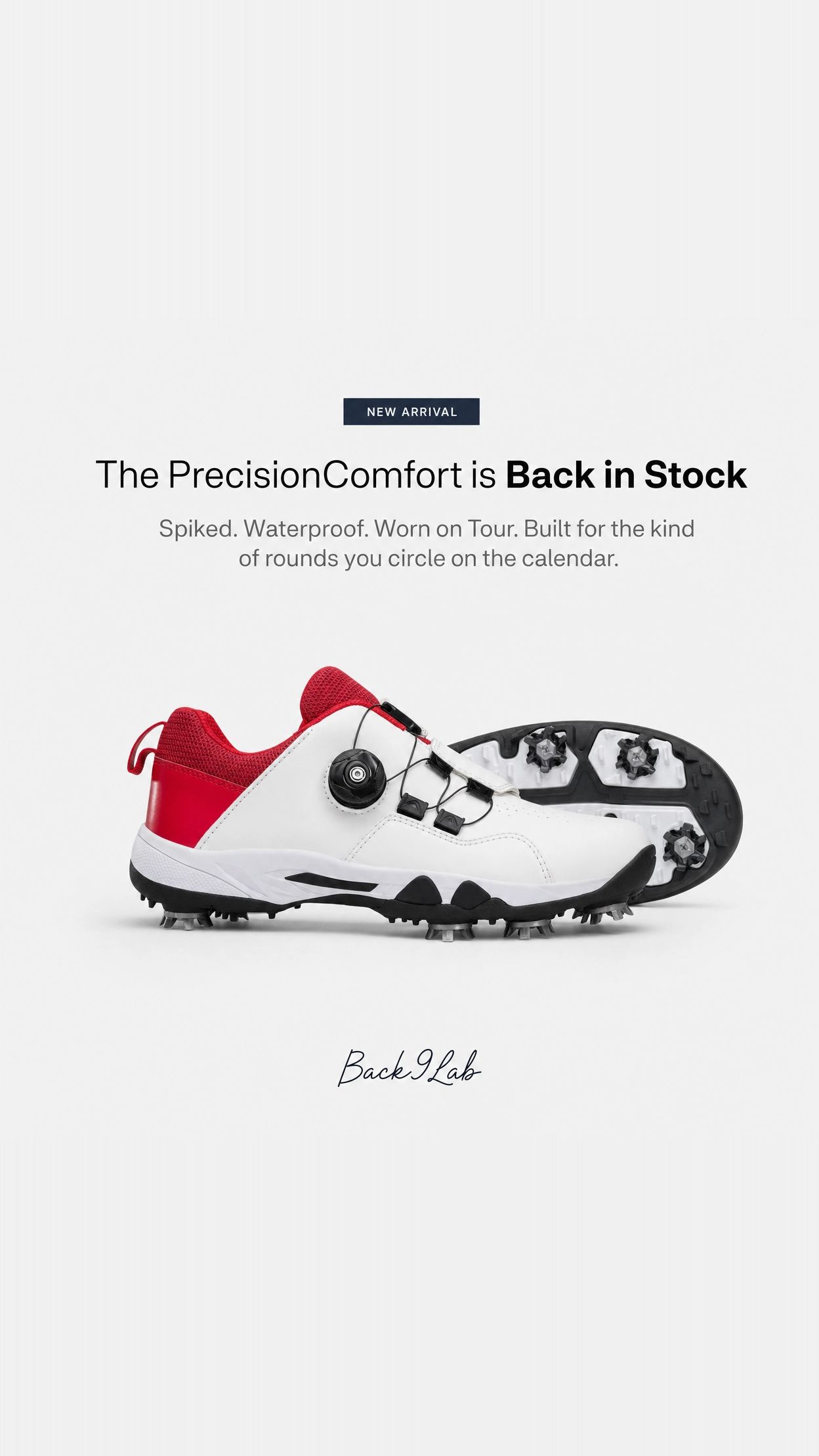 Back9Lab Facebook ad