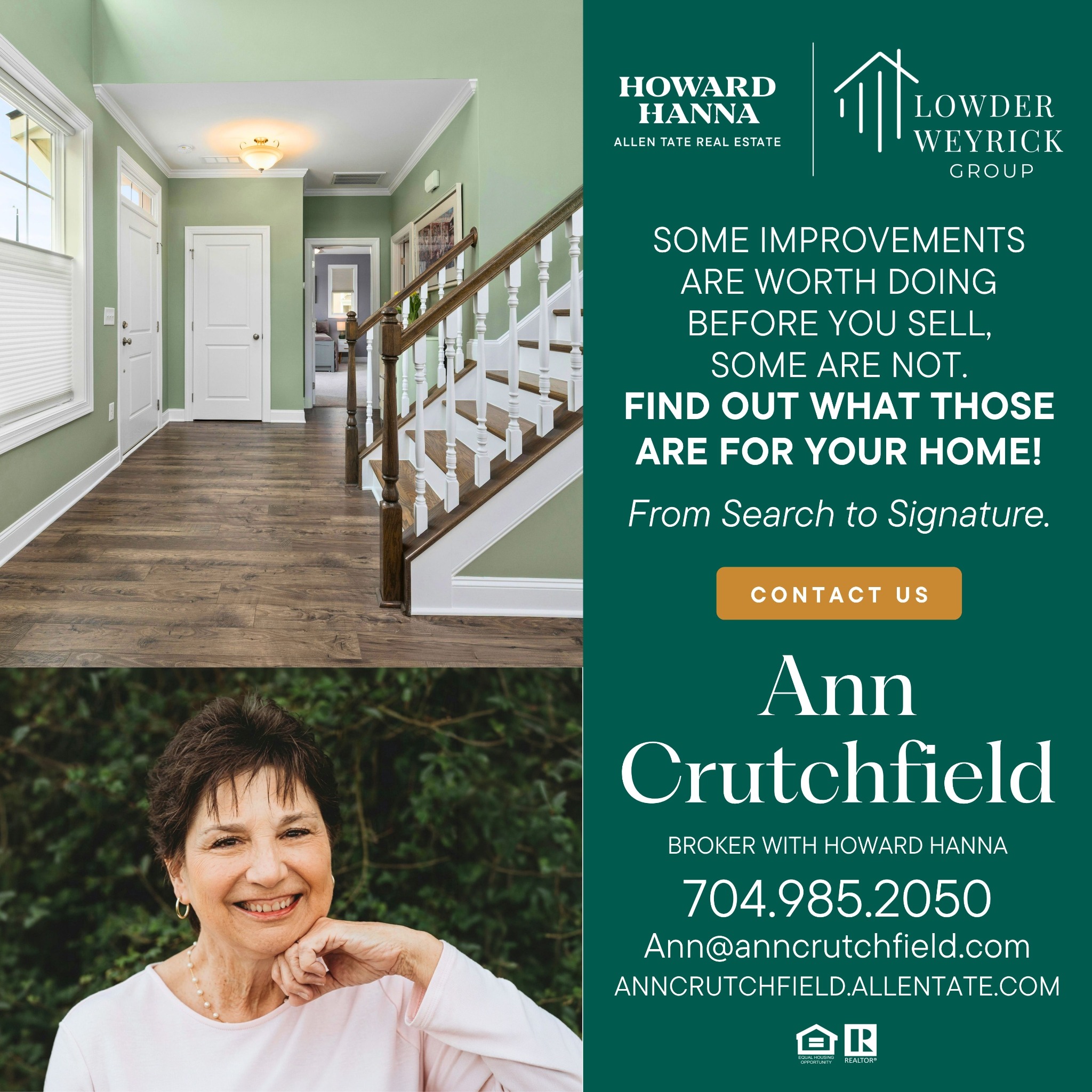 Ann Crutchfield Realtor Facebook ad