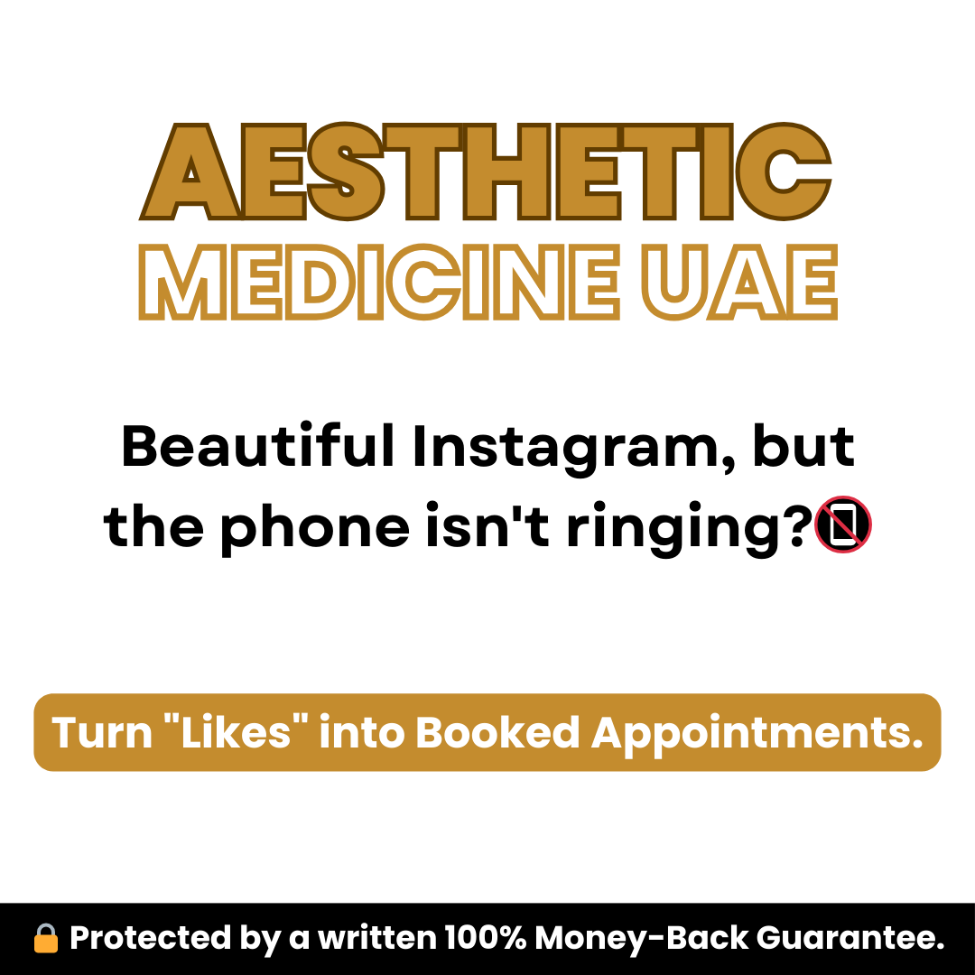 GrowSelect Marketing Facebook ad: Dental & Aesthetic Clinics UAE