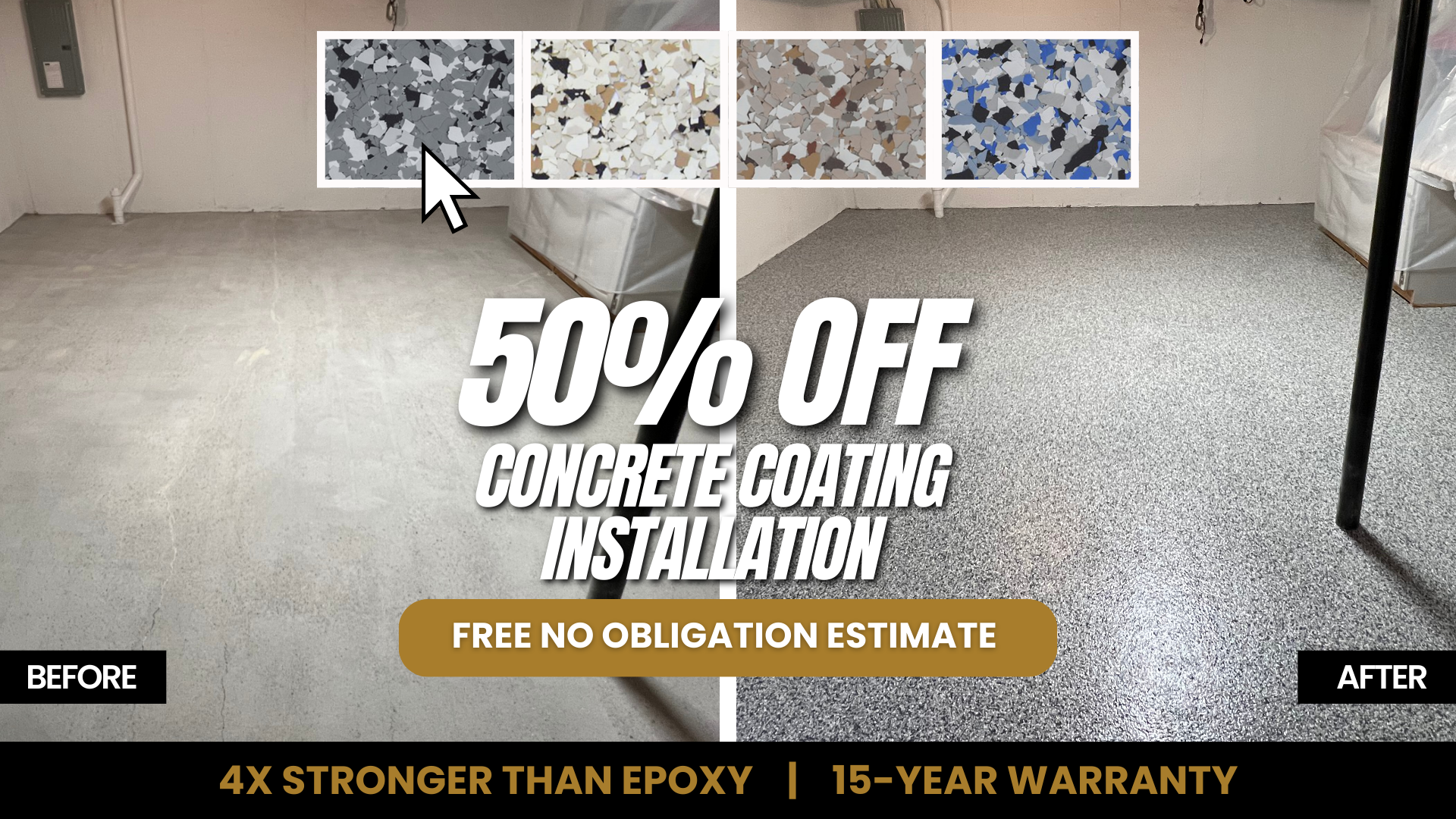 Comer & Cross Concrete Coatings Facebook ad