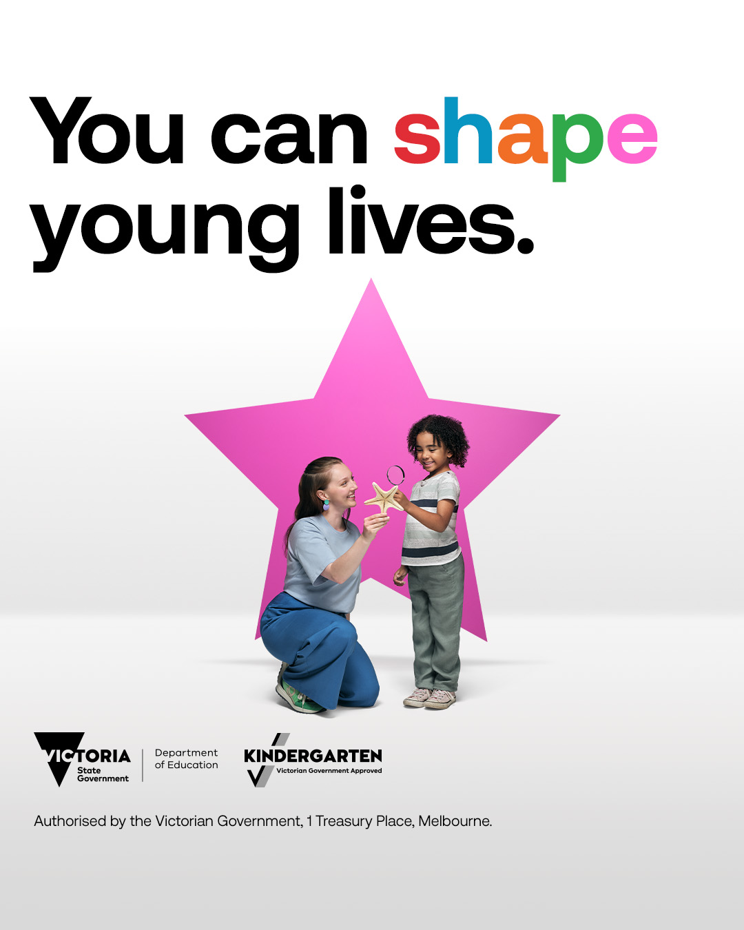 Department of Education, Victoria Facebook ad: Become a kinder teacher or educator