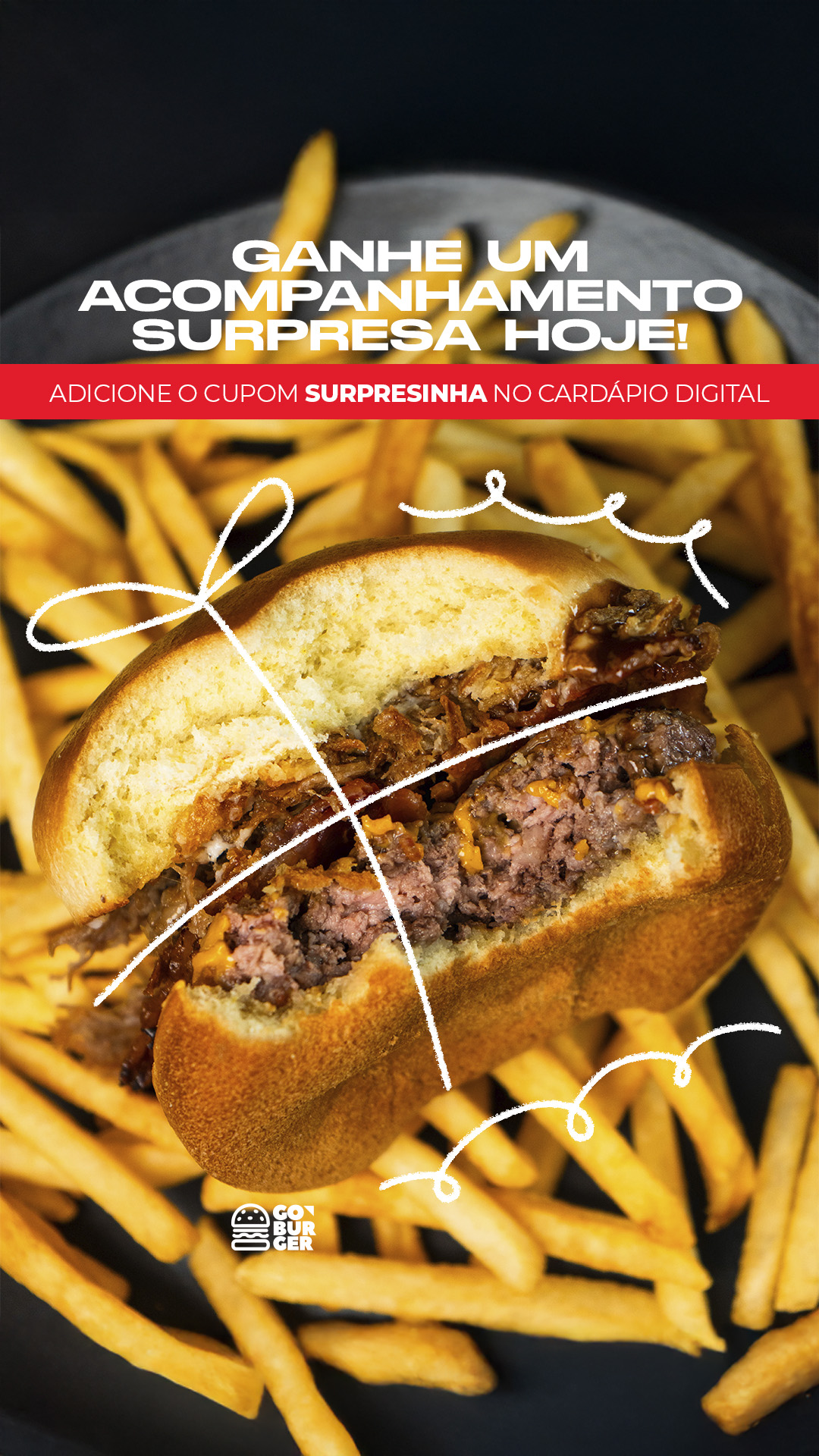 Go Burguer Facebook ad from Feb 11, 2026
