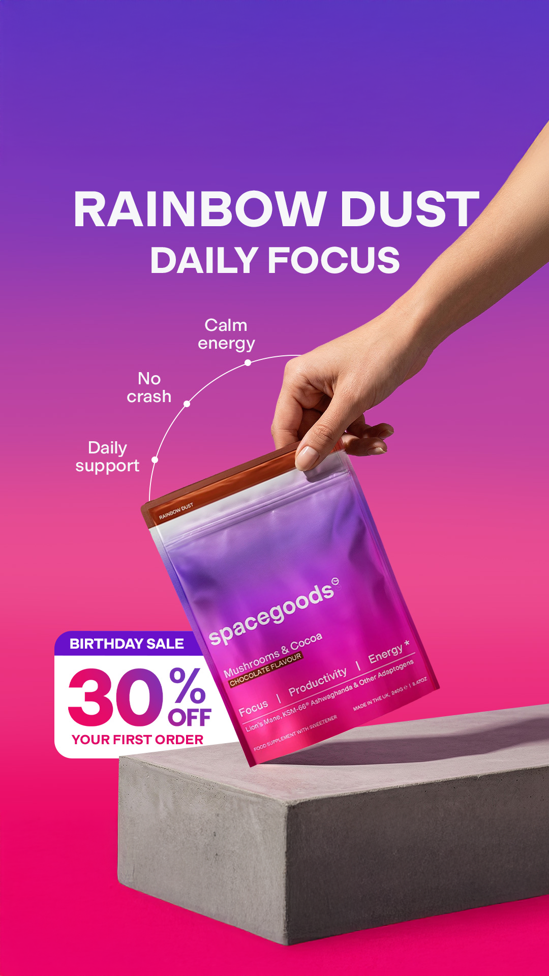Spacegoods Facebook ad