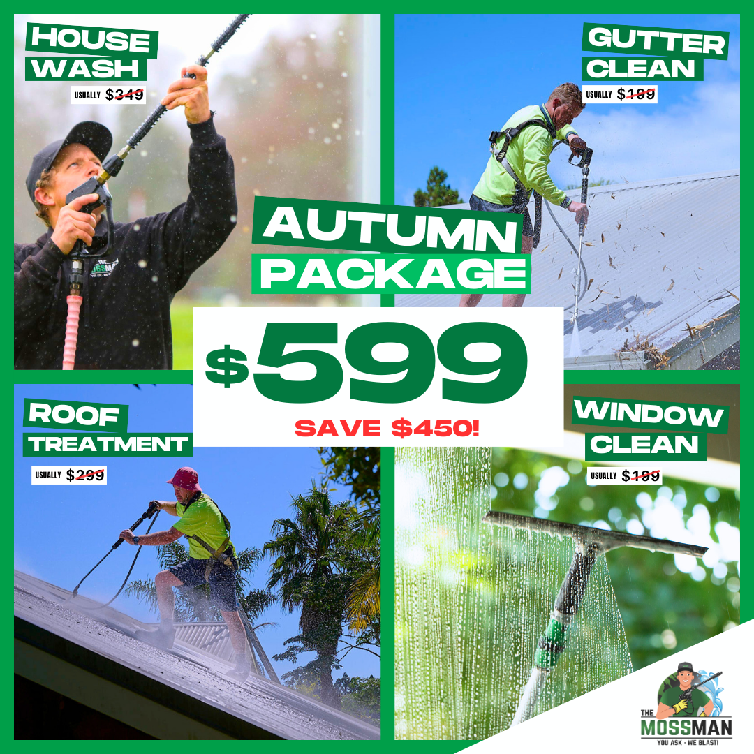 The Moss Man Northland Facebook ad: Autumn Cleans with The Moss Man!