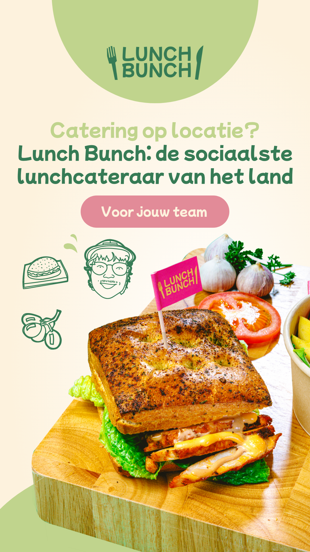 Lunch Bunch Facebook ad