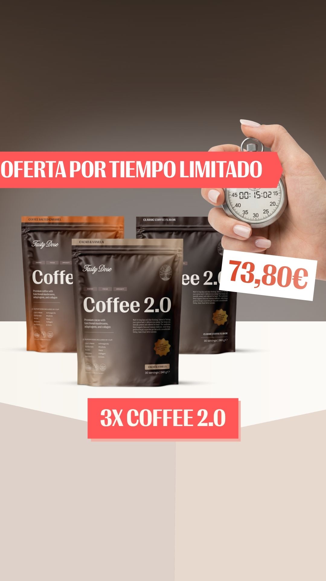 Coffee 2.0 Facebook ad: Sírvete una mejor taza de café
