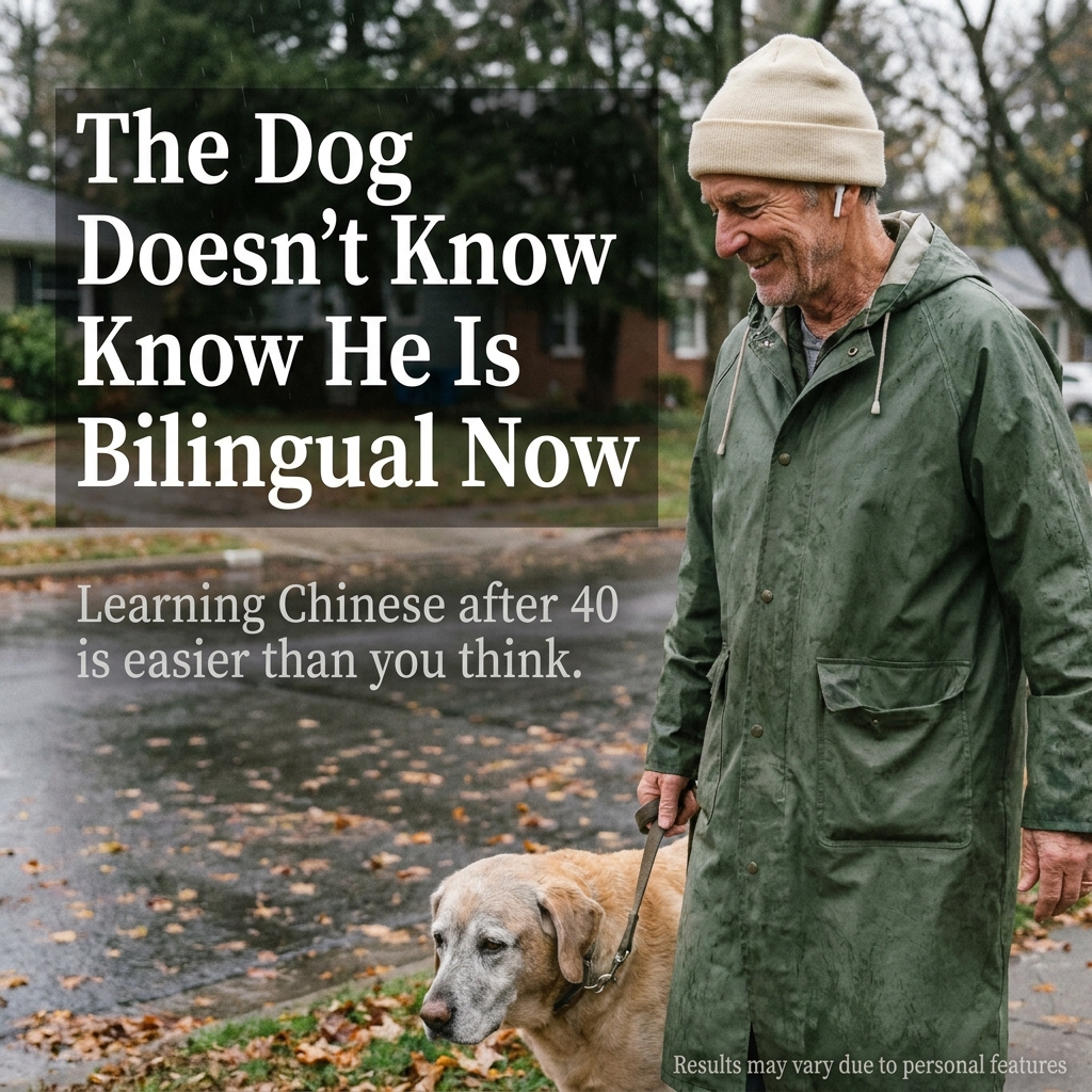 Carolyn Peterson Facebook ad: I Knew Hundreds of Chinese Words. I Couldn't Follow One…