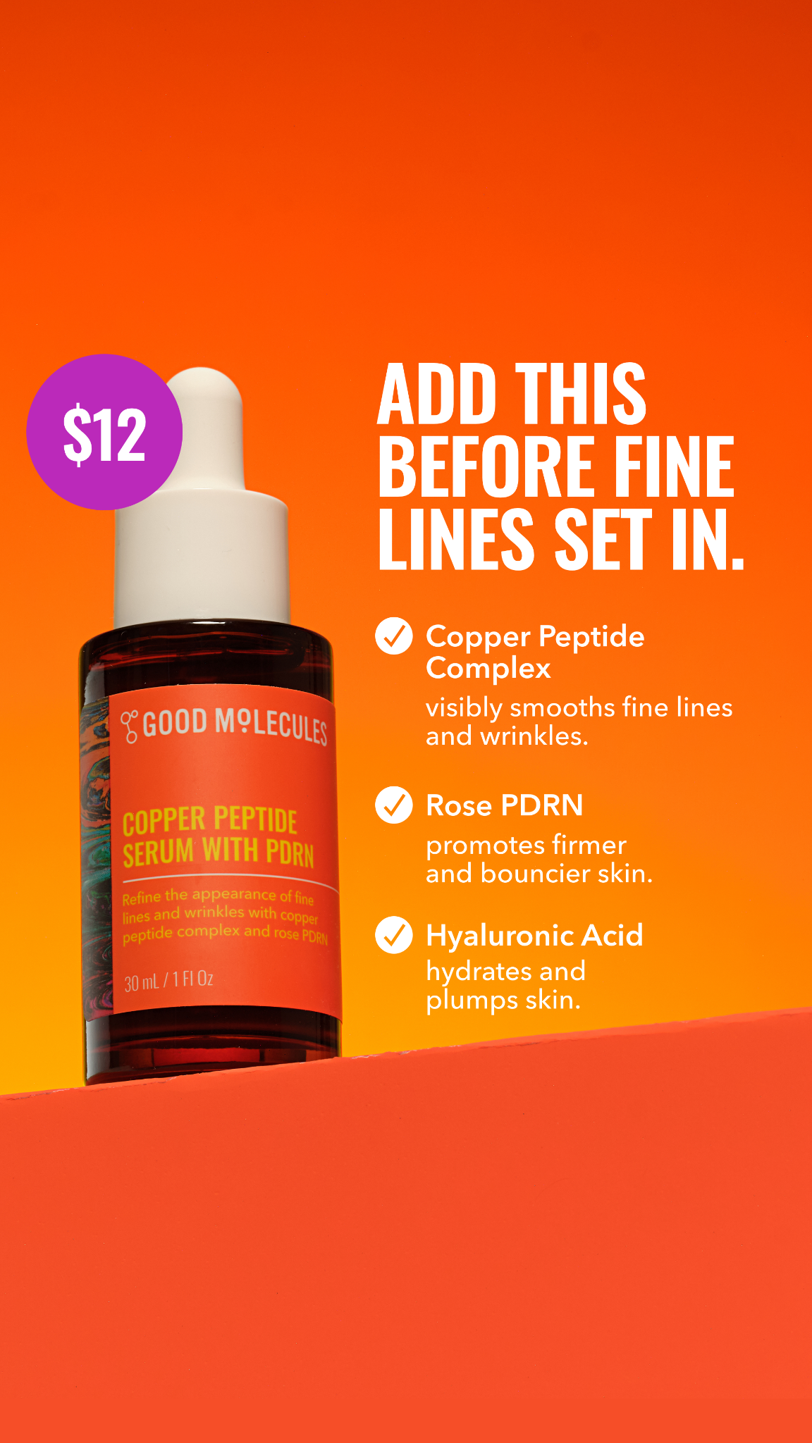 Good Molecules Facebook ad