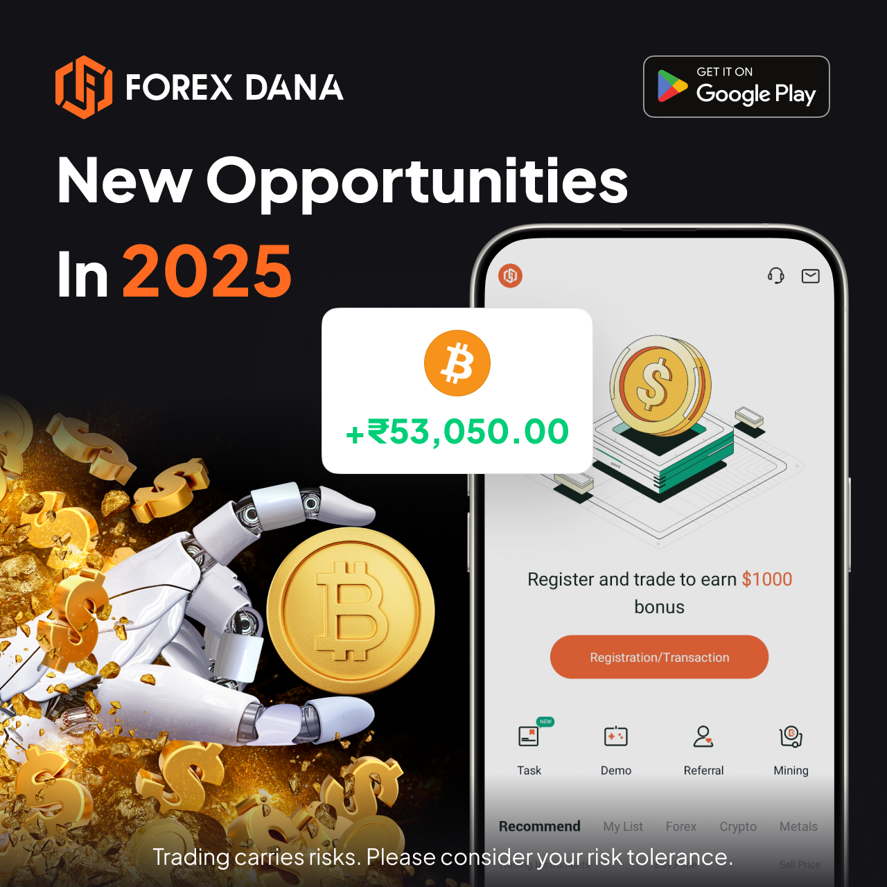FD-Pocket App Facebook ad: ForexDana - Pocket Trading