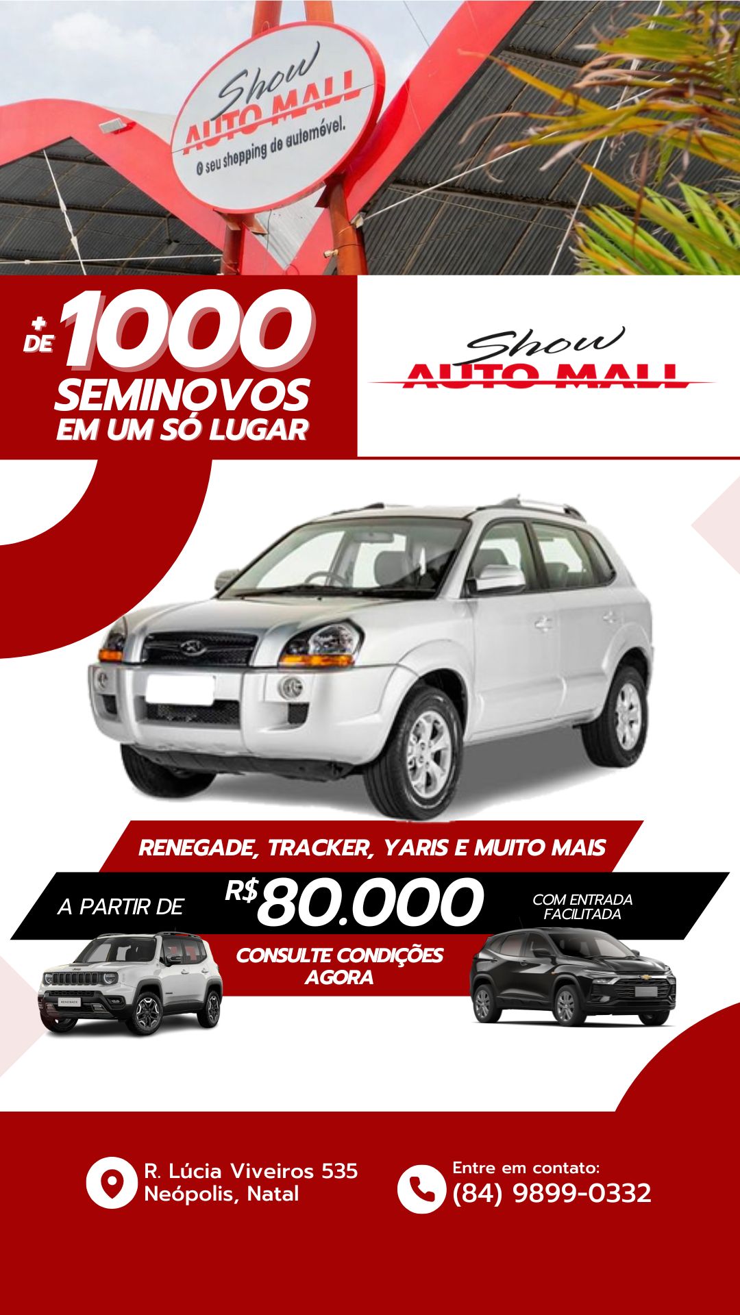 Show Auto Mall Facebook ad: Converse conosco