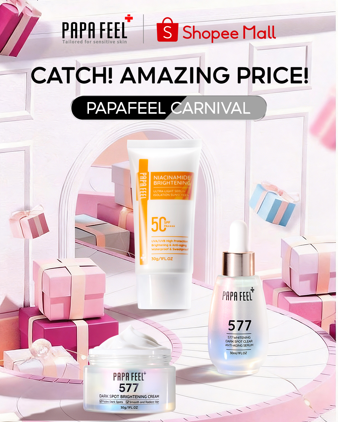 PAPA FEEL Facebook ad