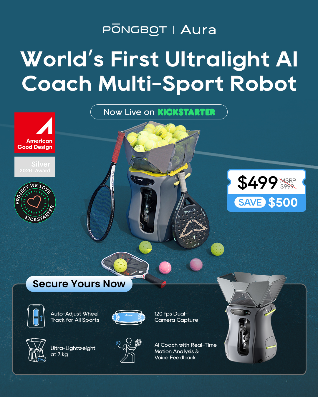 Pongbot Sports Facebook ad