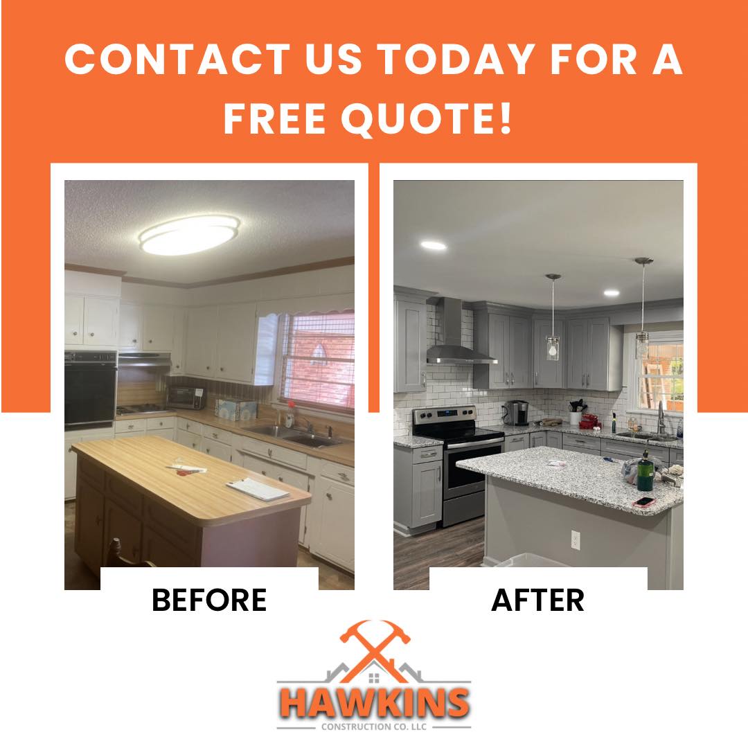Hawkins Construction Co. LLC Facebook ad: Receive a Free Quote!
