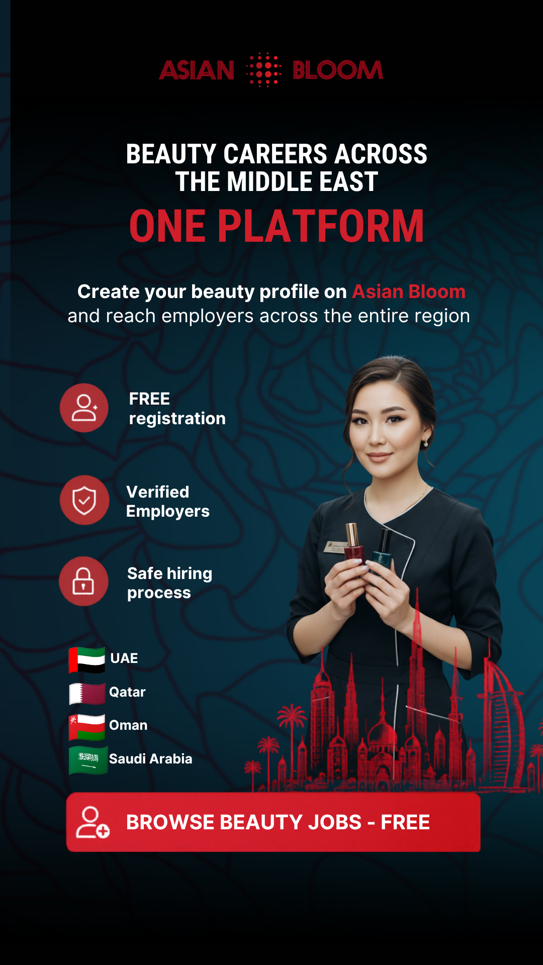 Asian Bloom HR Facebook ad