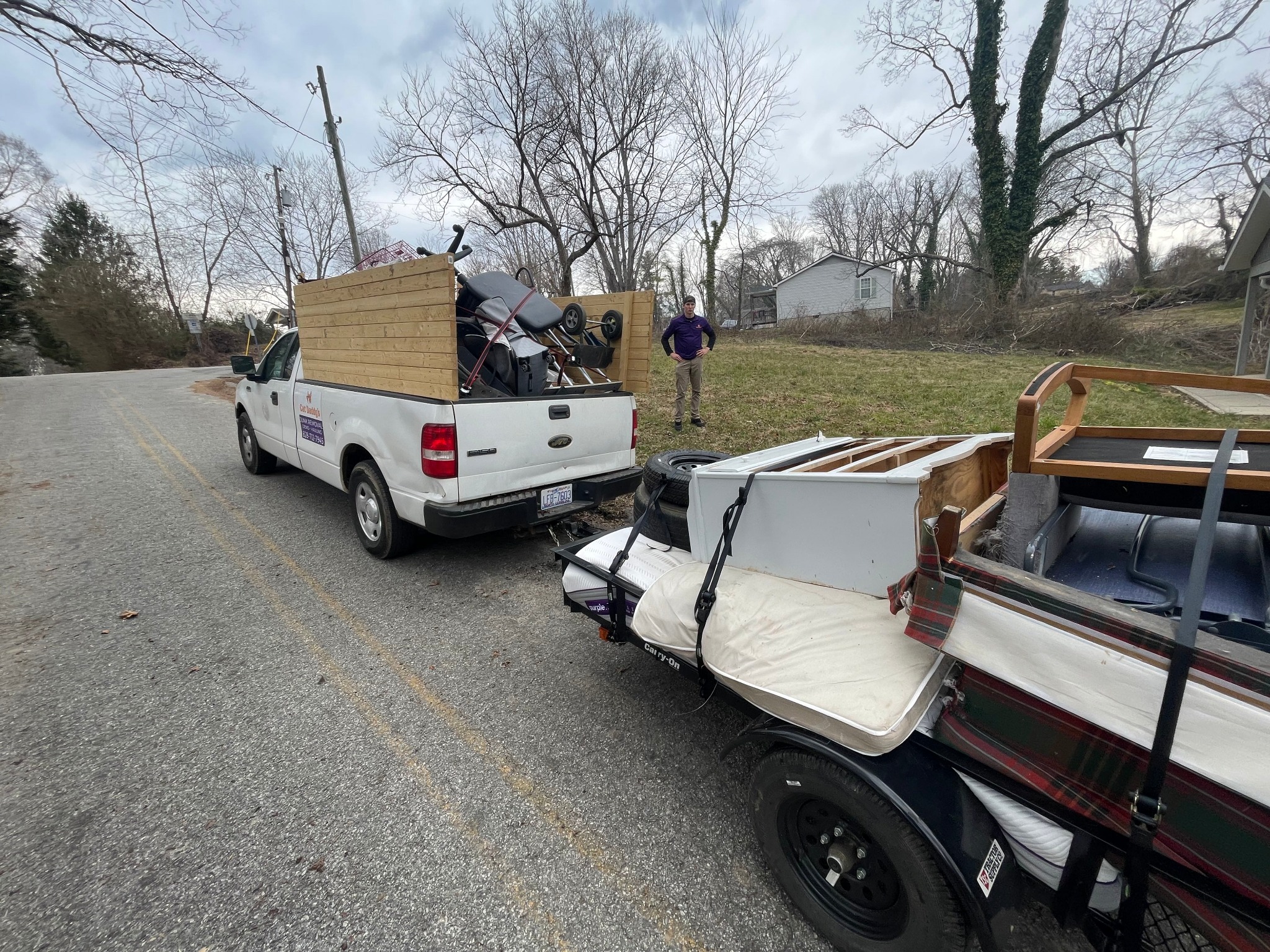Cat Daddy's Junk Removal Facebook ad: Message me for details