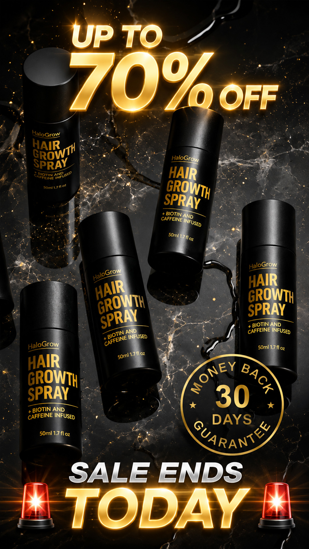 HaloGrow Facebook ad: Christmas Sale is Live