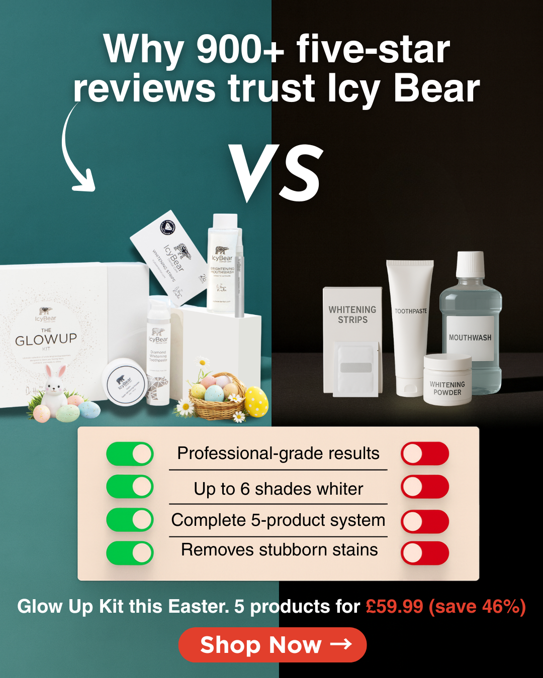 Icy Bear Dental Facebook ad