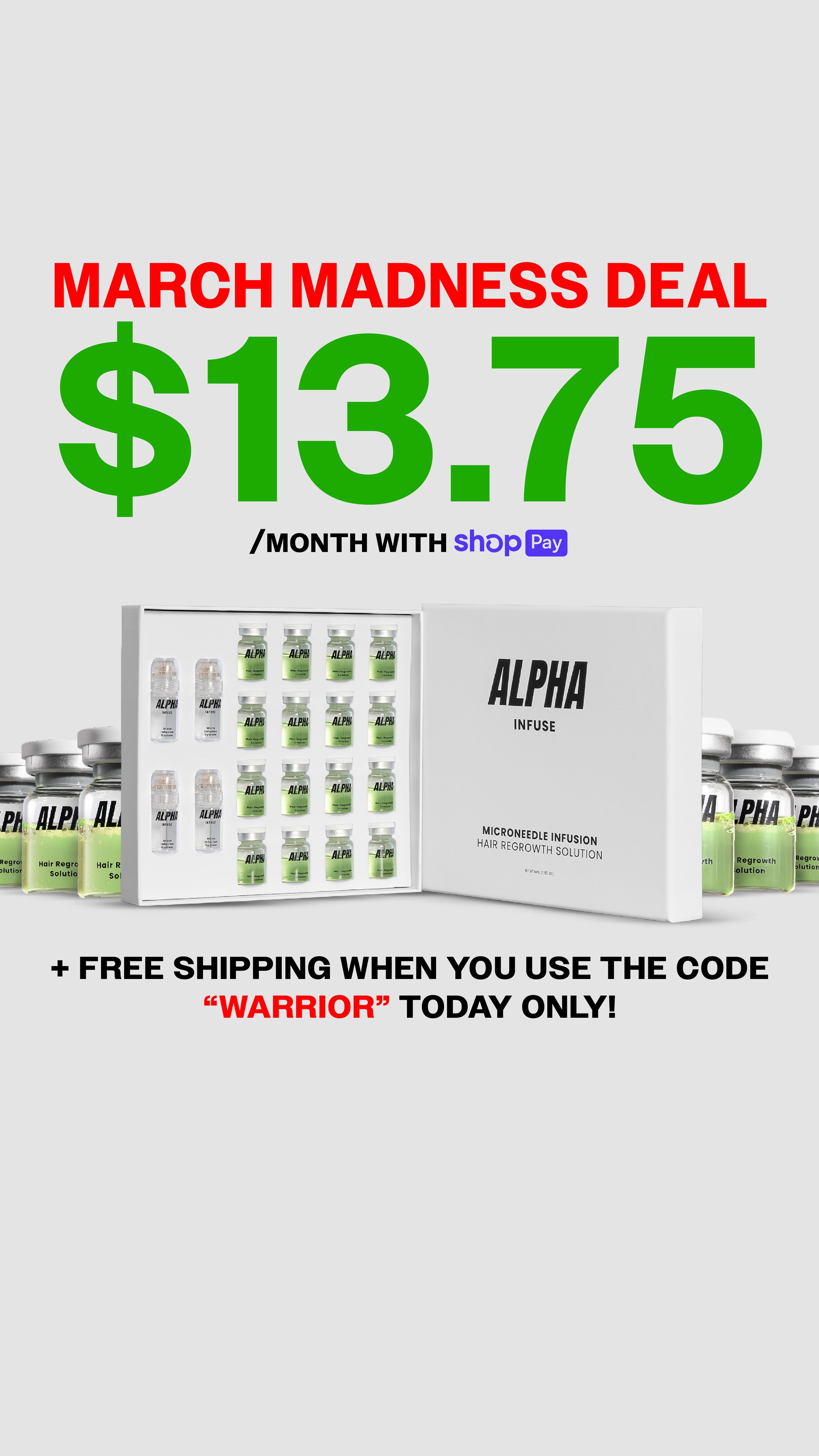 AlphaInfuse Facebook ad