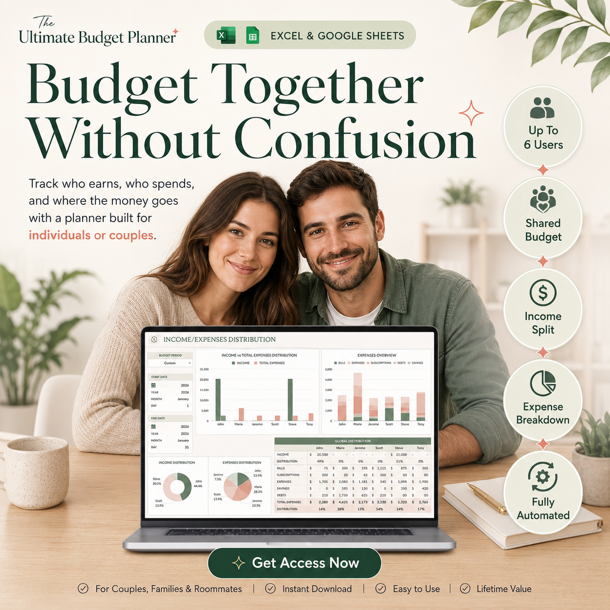 Ultimate Budget Planner Facebook ad
