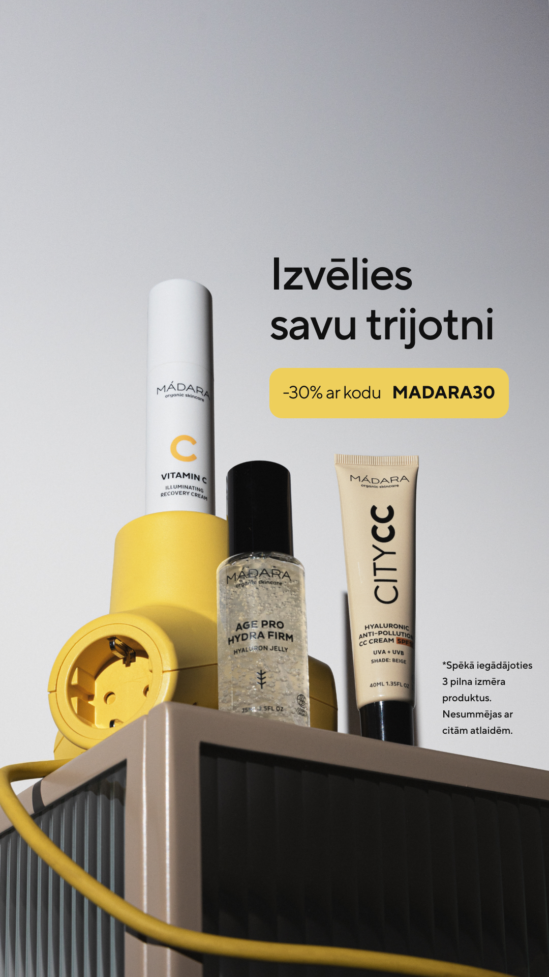 Mádara Organic Skincare Facebook ad