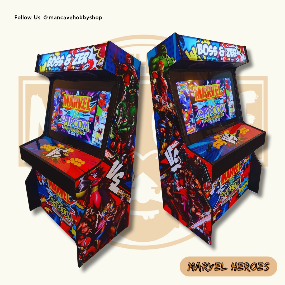 Man Cave Hobby Shop Facebook ad: Calling all Marvel fans!