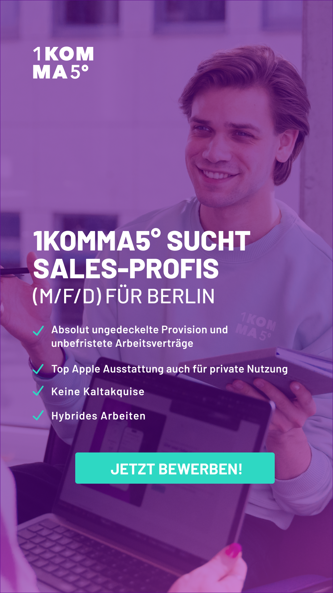 1KOMMA5GRAD Facebook ad