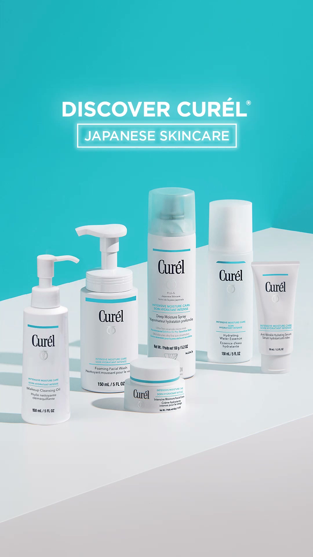 Curél Japanese Skincare Facebook ad: NEW Curél Ceramide Care System
