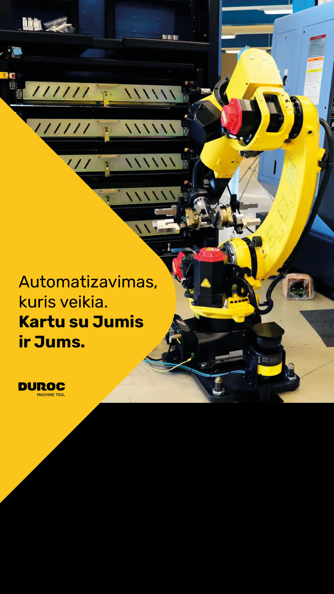 DUROC Machine Tool Lietuva Facebook ad