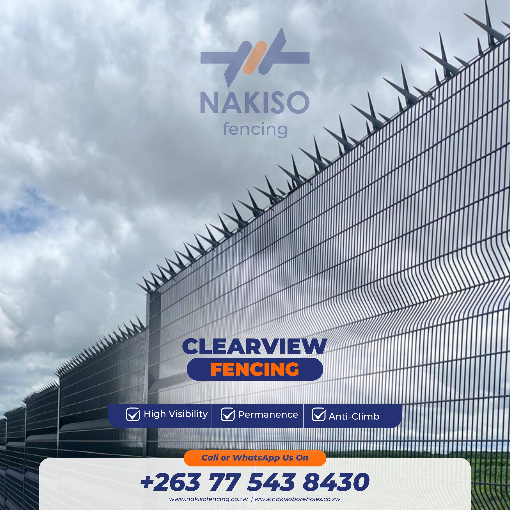 Nakiso Fencing Facebook ad: MAXIMUM SECURITY. ZERO BLIND SPOTS.