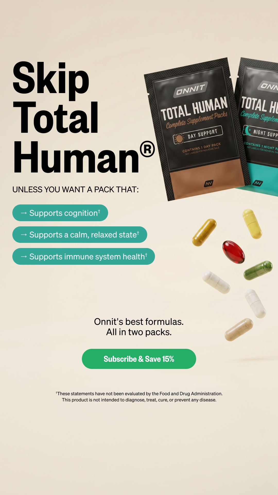 Onnit Facebook ad