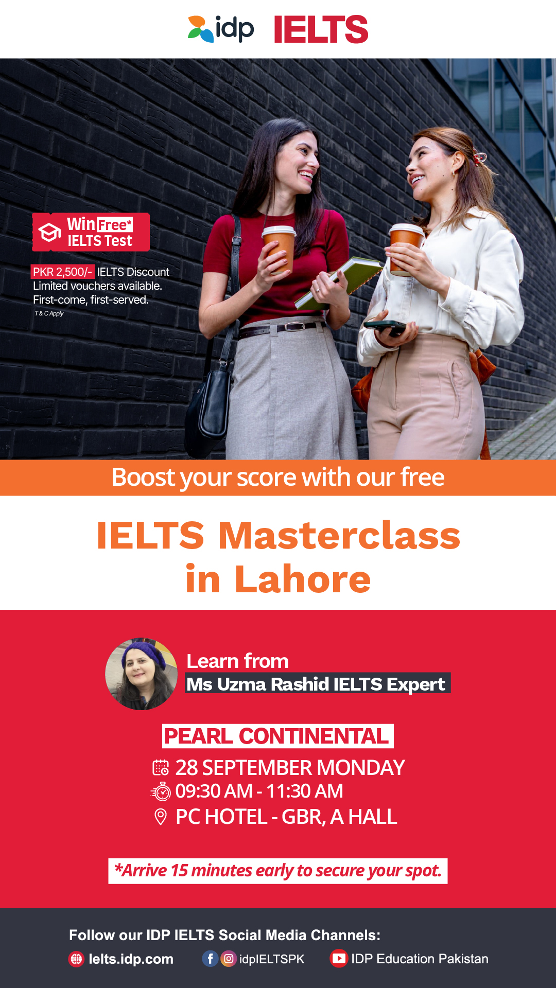 IELTS Essentials from IDP Facebook ad