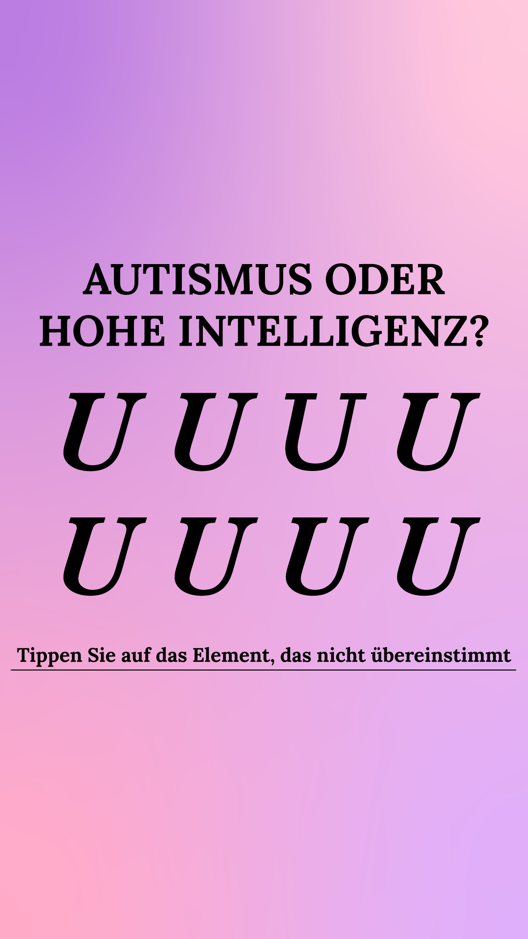International Brain Test Facebook ad
