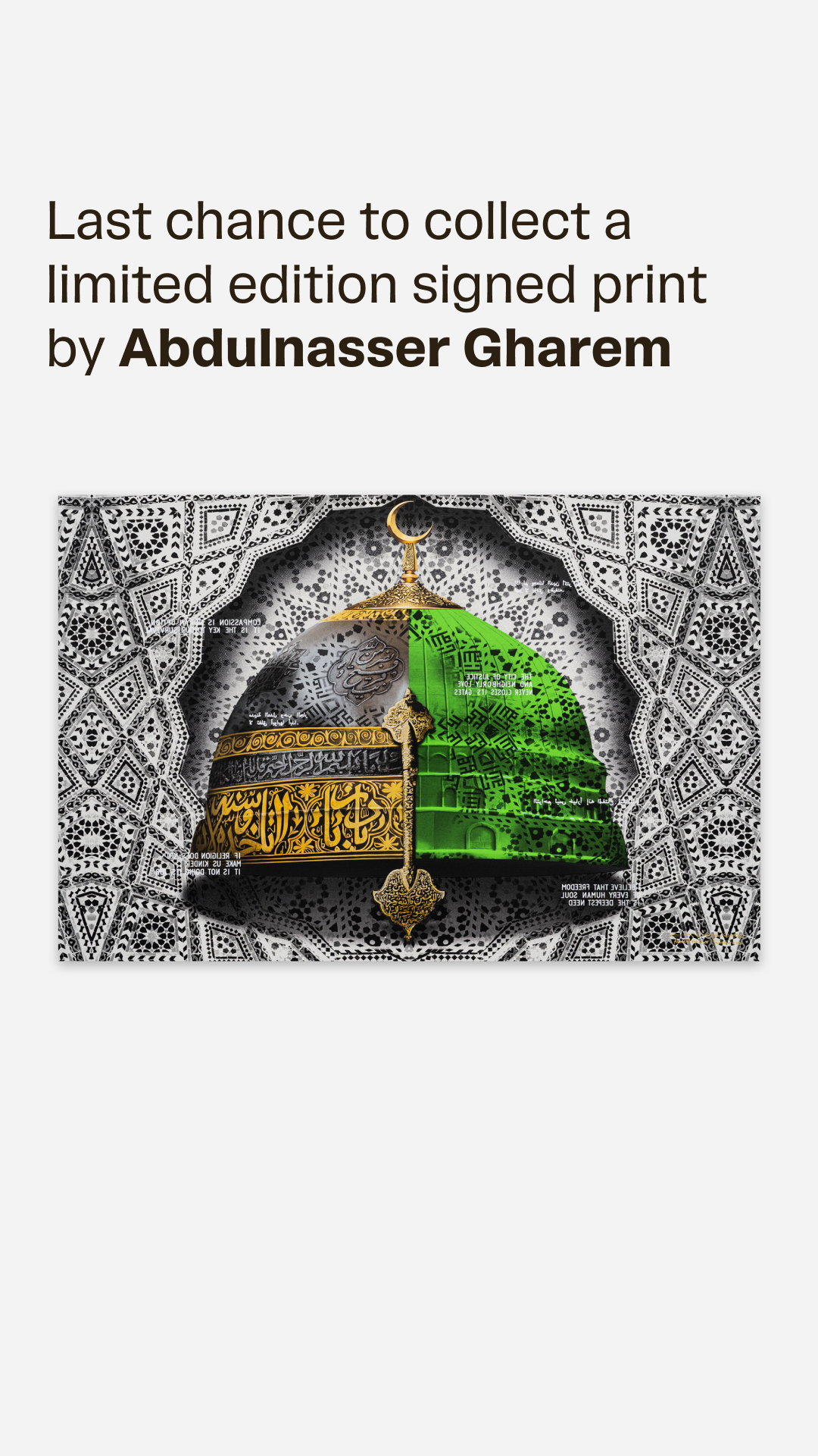 Abdulnasser Gharem Facebook ad