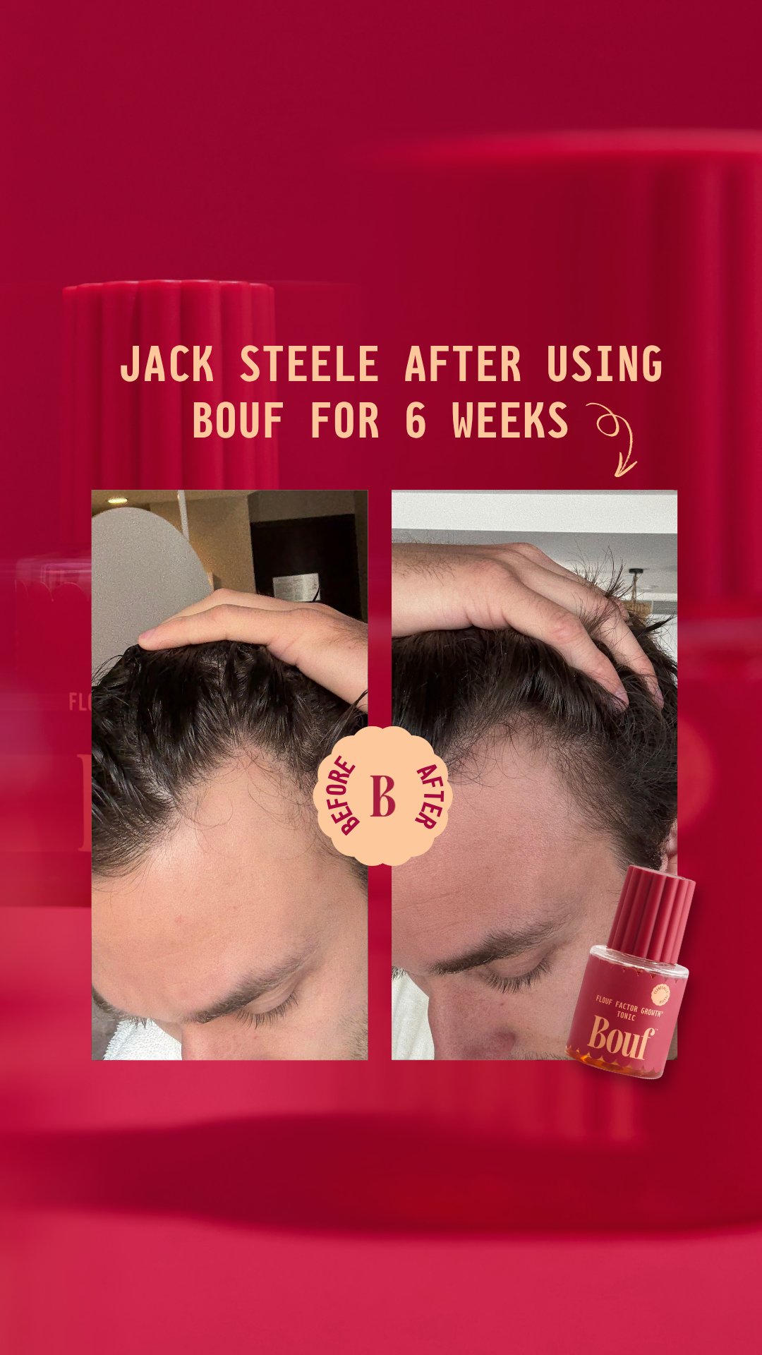 Bouf Haircare Facebook ad