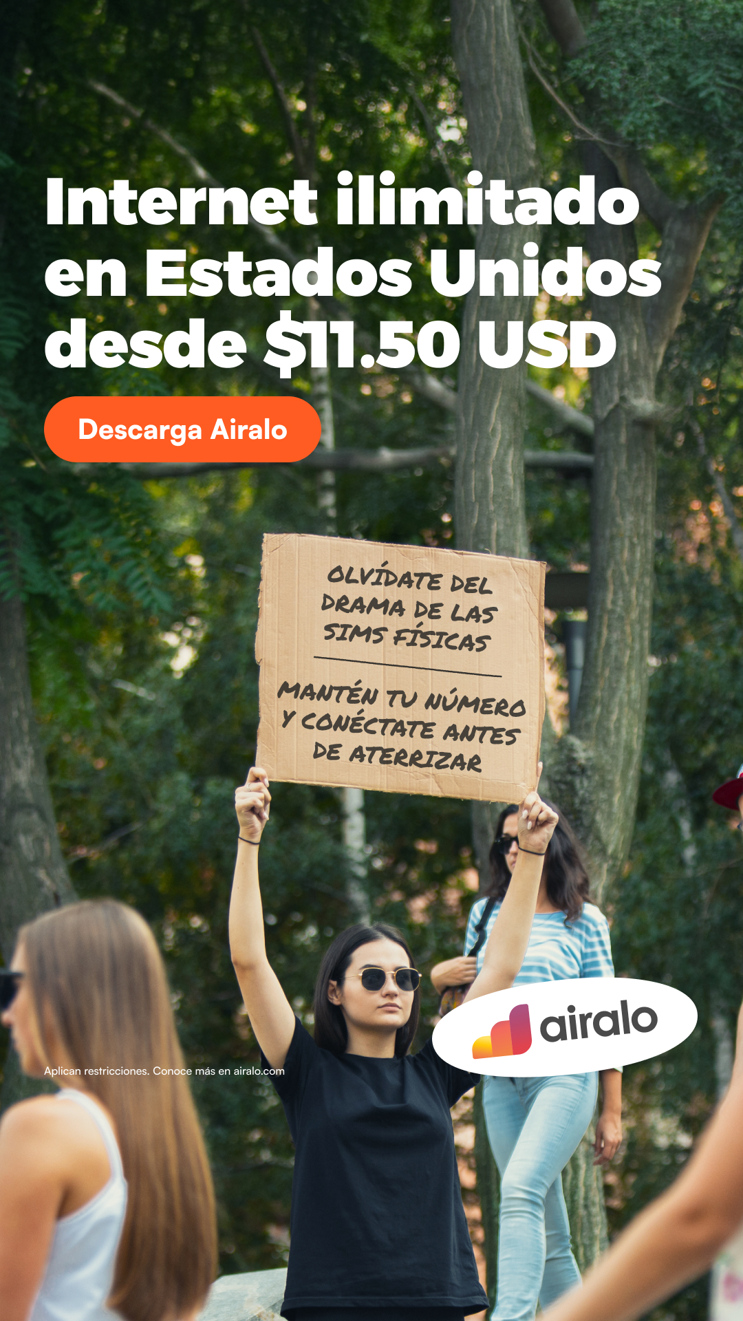 Airalo Global eSIM Store Facebook ad