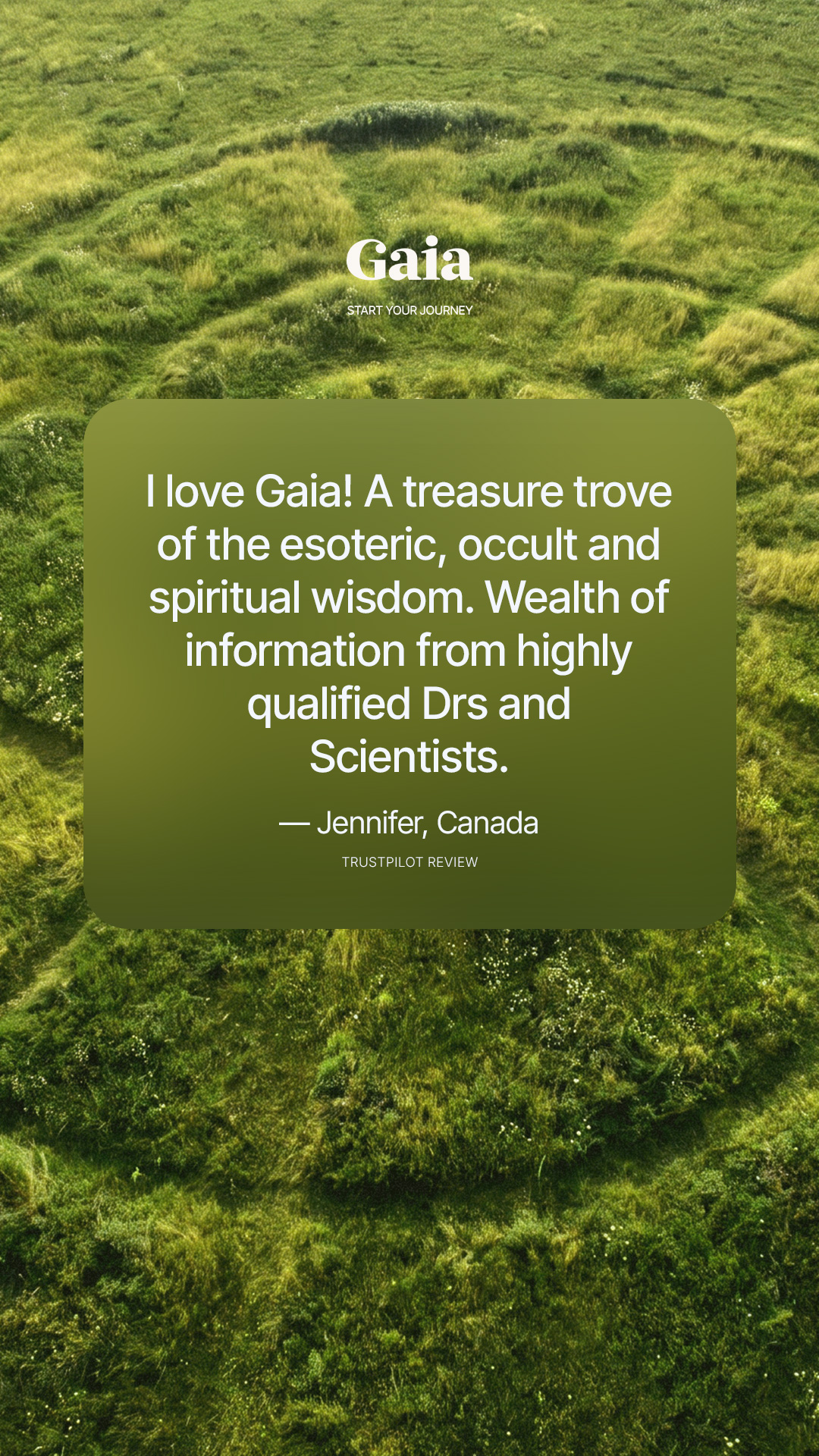 Gaia Facebook ad