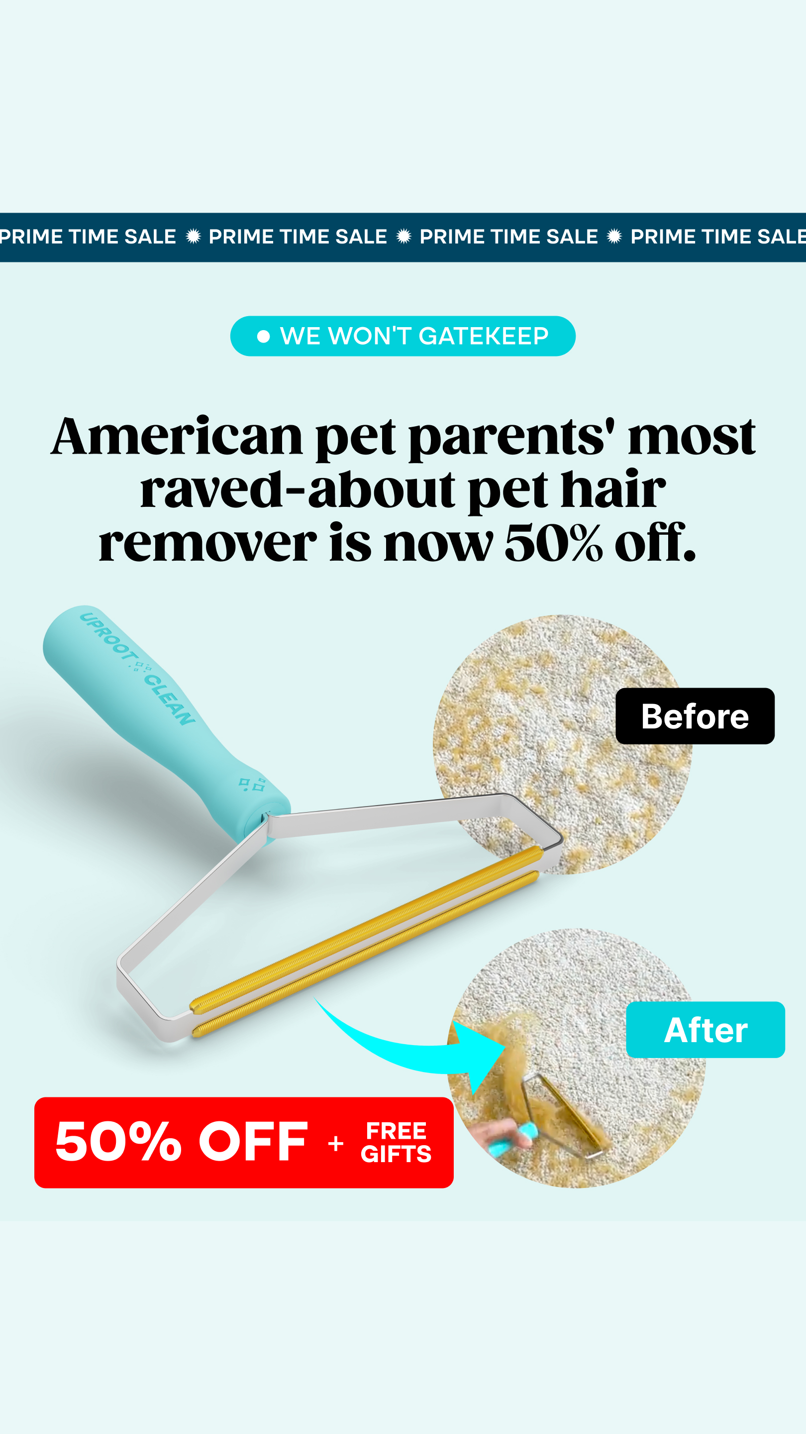 Uproot Clean Facebook ad