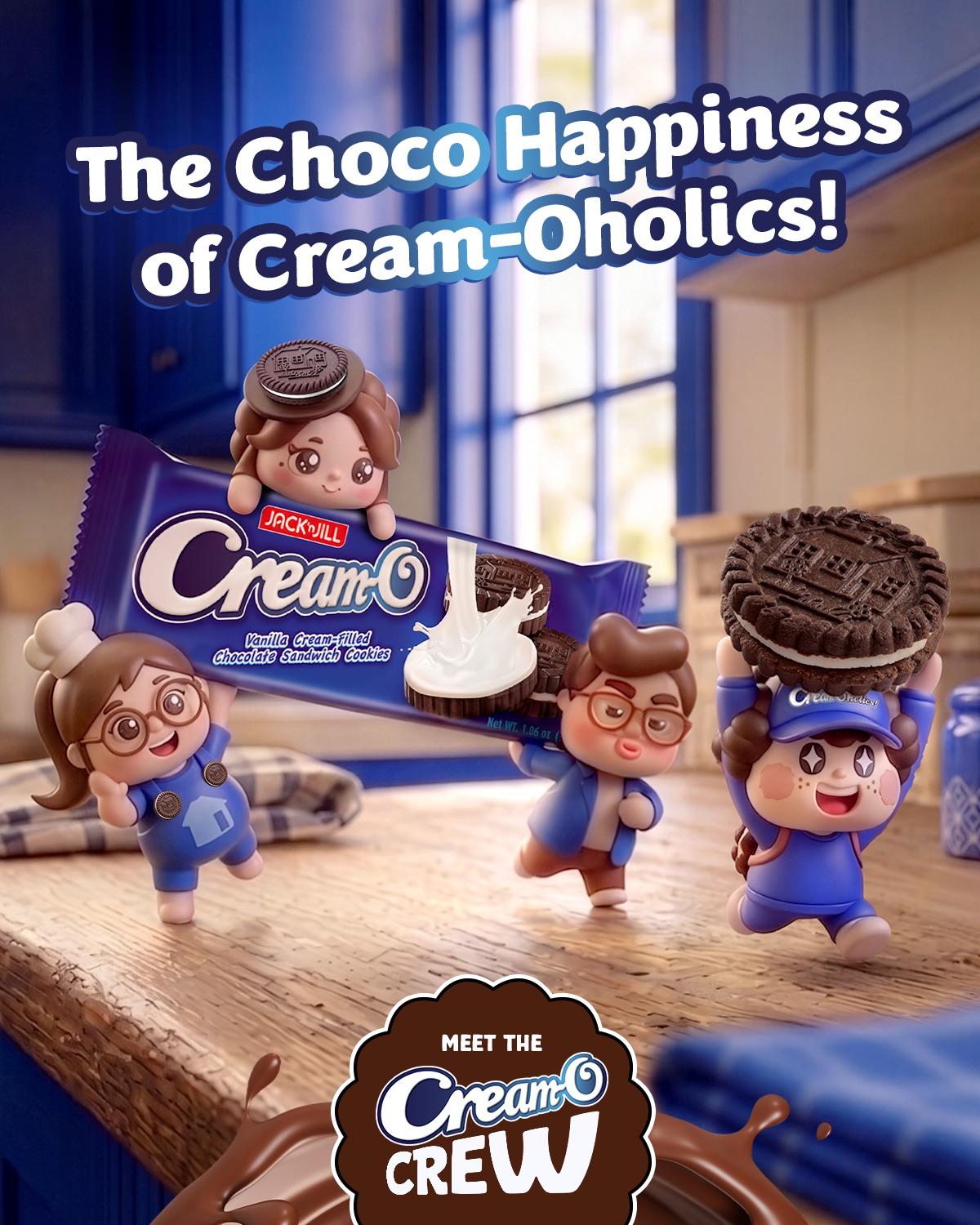 Cream-Oholics Facebook ad: The Cream-O Crew is here!
